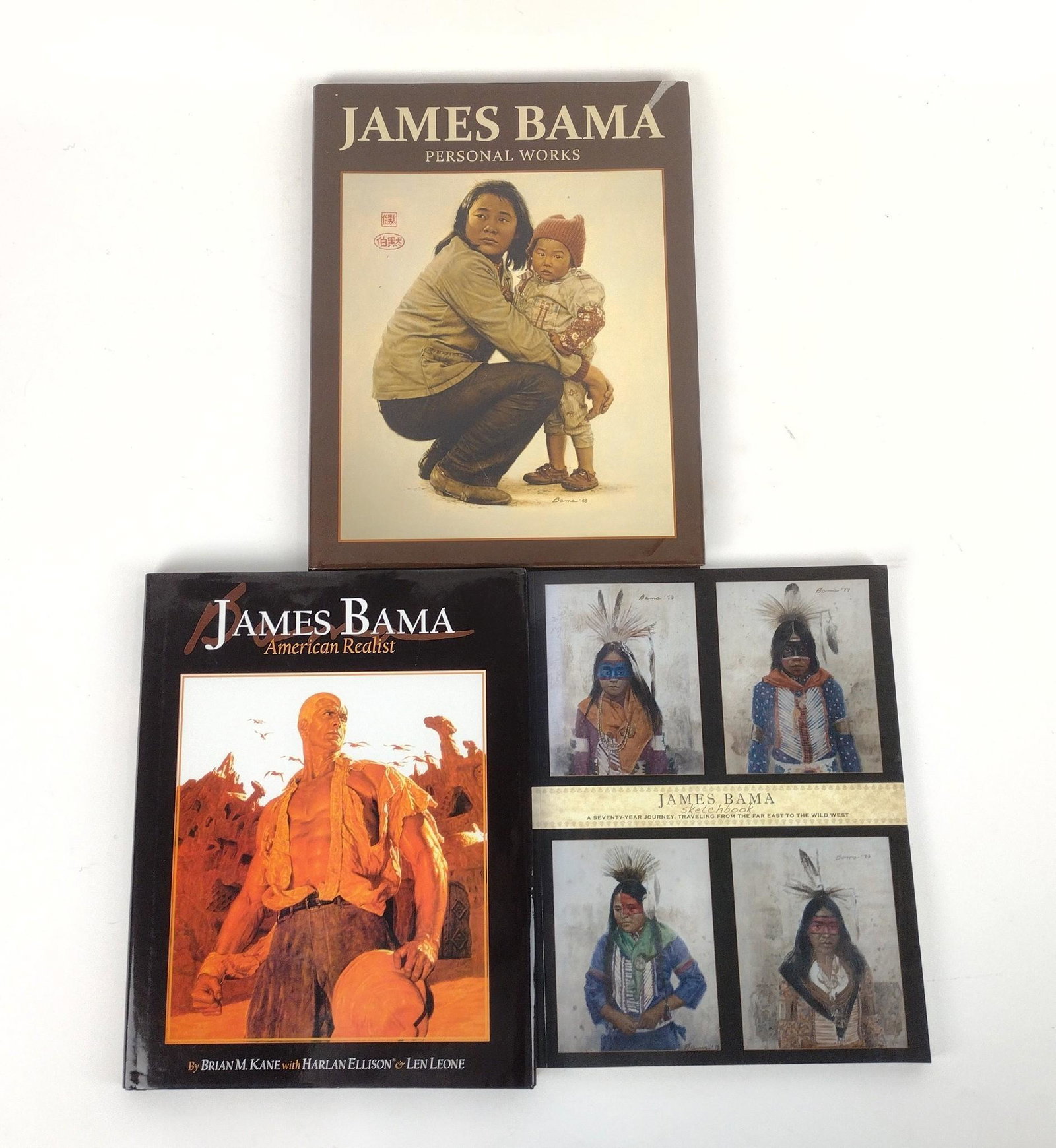 3 Works of James Bama Art Books: Includes From the Far East to the Wild West and more. MEG IMPORTANT: Before bidding, please read the terms and conditions. When you registered for the auction you agreed to these terms and will be req