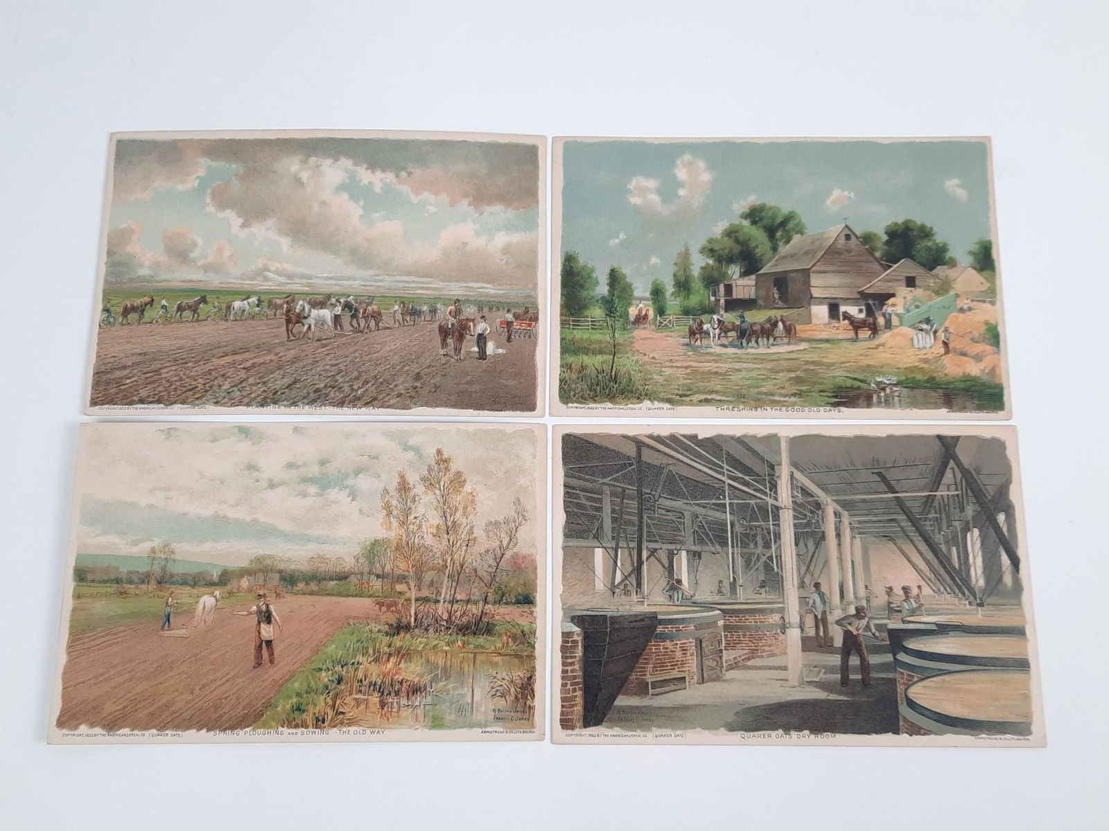 4 Quaker Oats Advertising Cards (1 of 5)