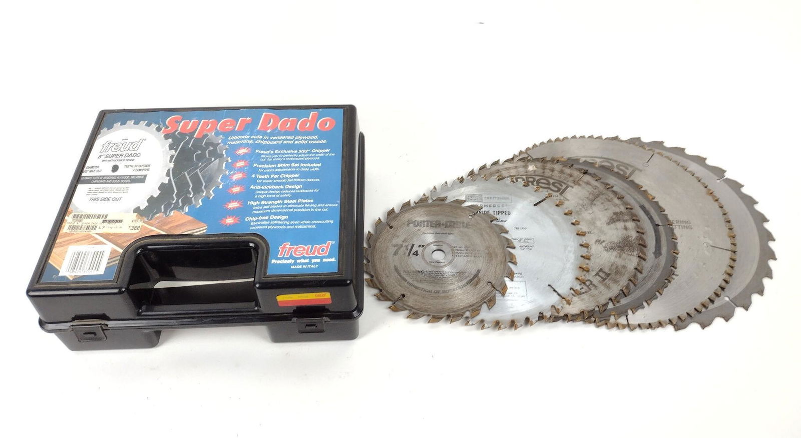 6 Saw Blades & Frued Super Dado Set (1 of 11)