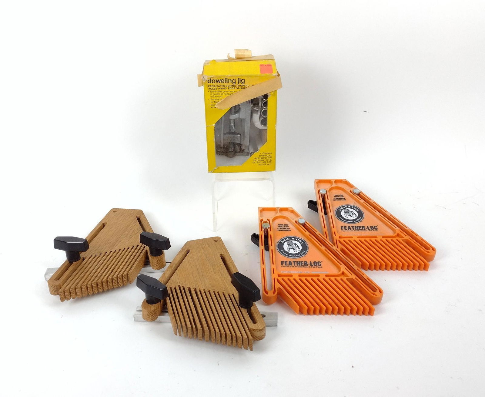 4 Featherboards & Stanley Doweling Jig (1 of 4)