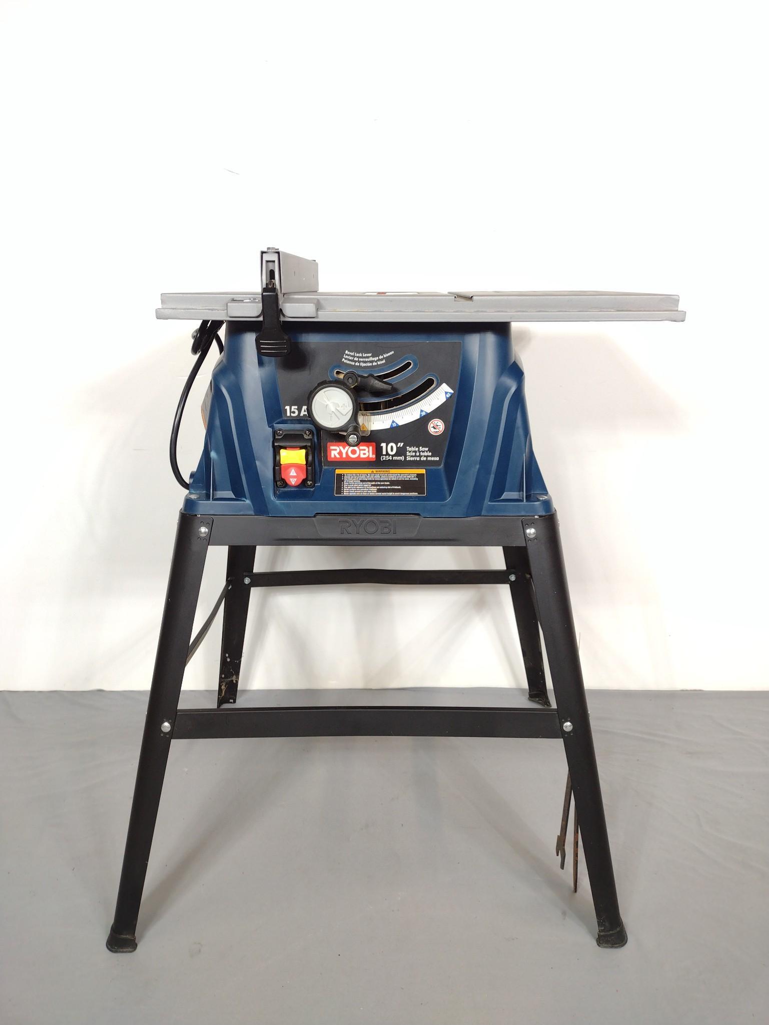 Ryobi 10 online table saw blue