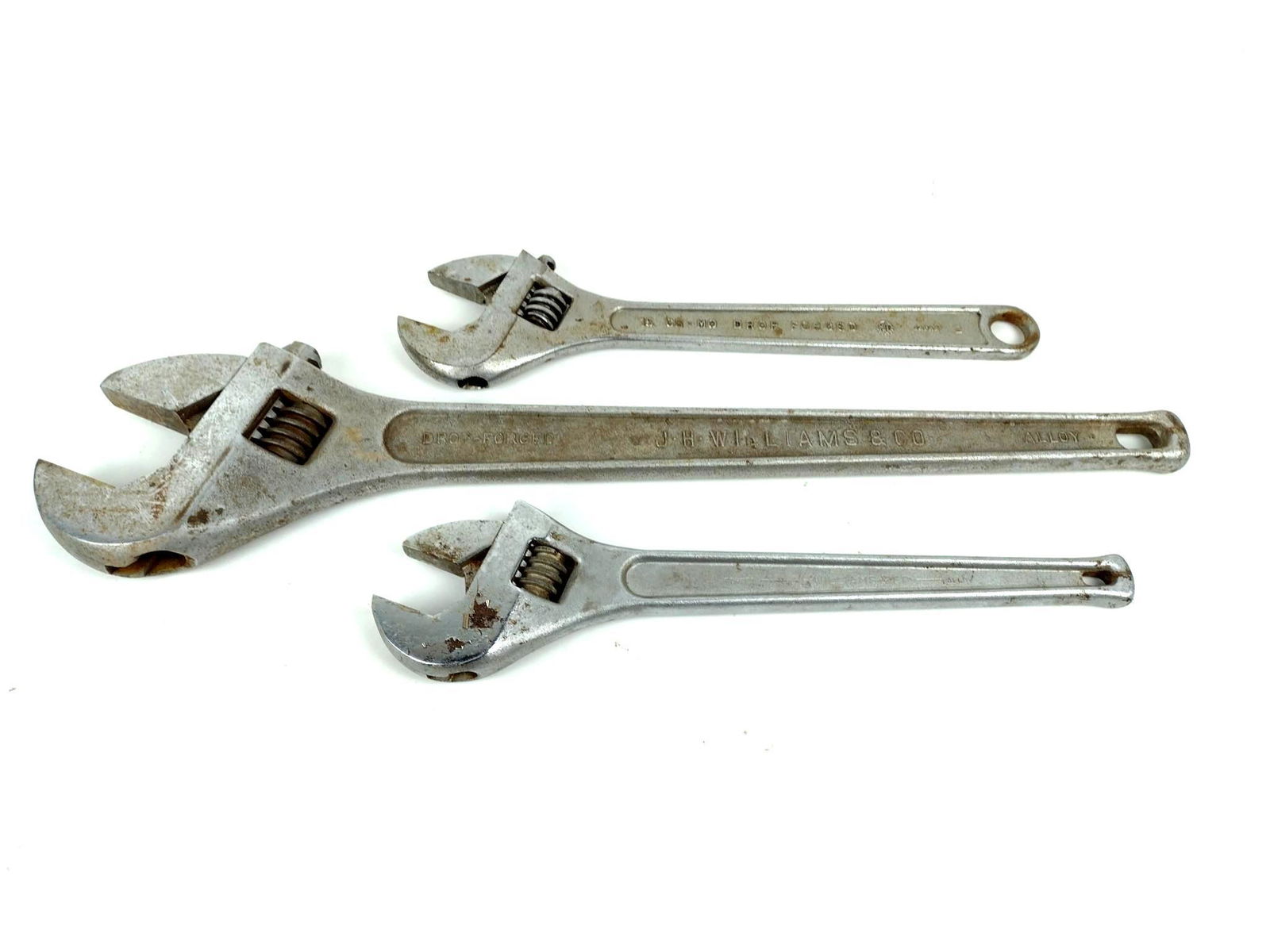 3 Large Wrenches incl J.H.Williams (1 of 2)