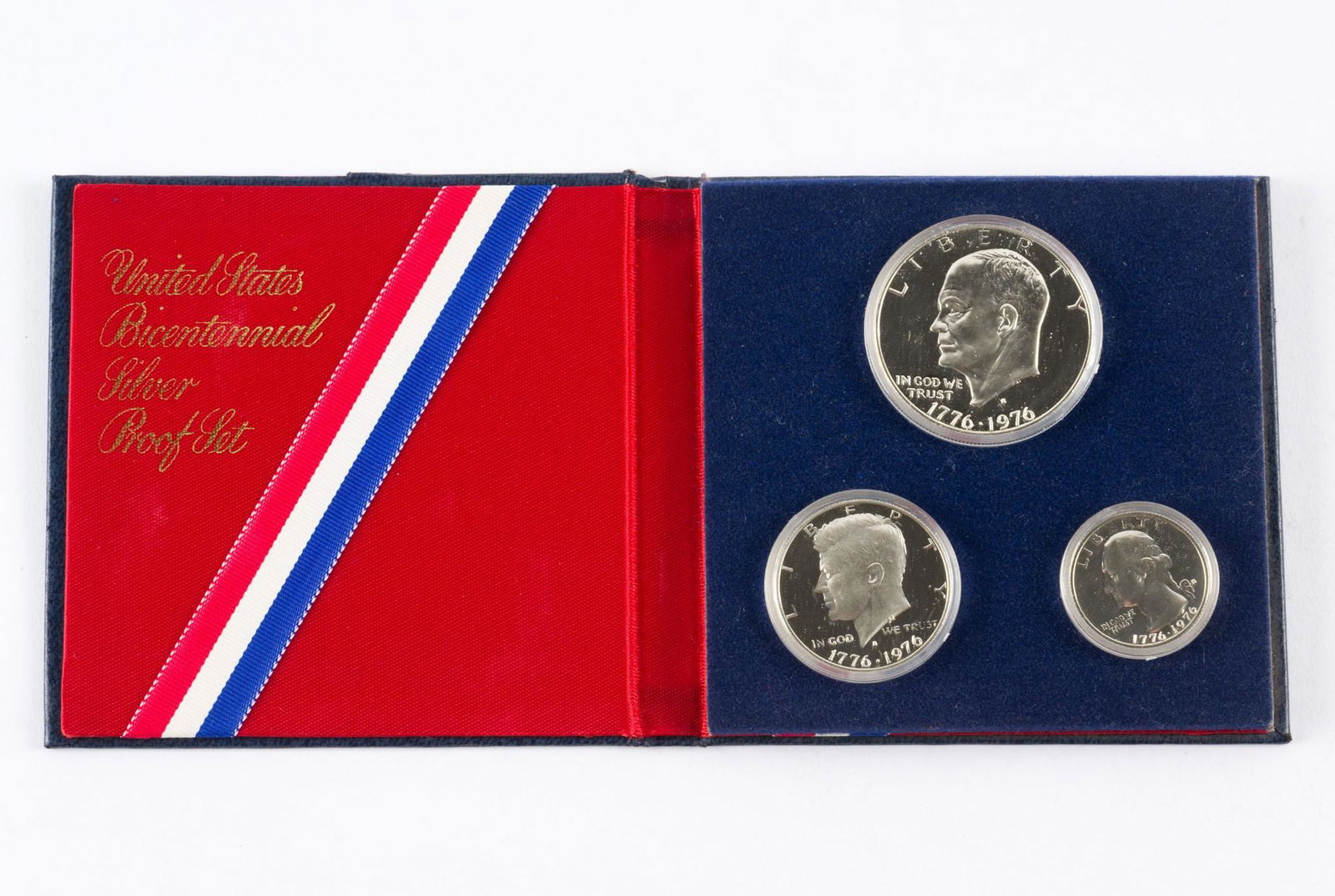 1976 US Bicentennial 3 Coin Silver Proof Set (1 of 3)