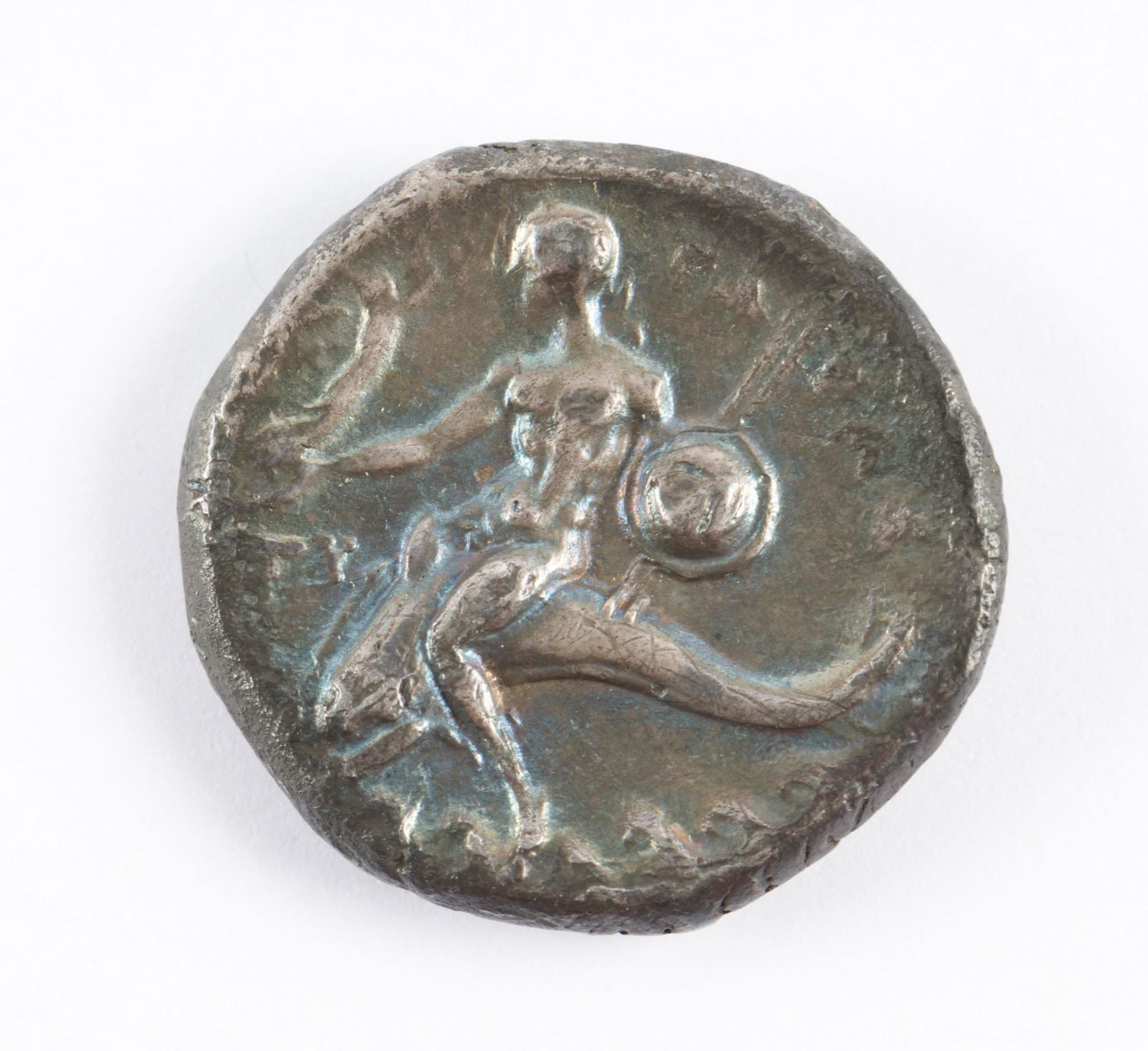 C. 280-272 BC Tarentum Stater - Taras On Dolphin & Dioscuri (1 of 2)