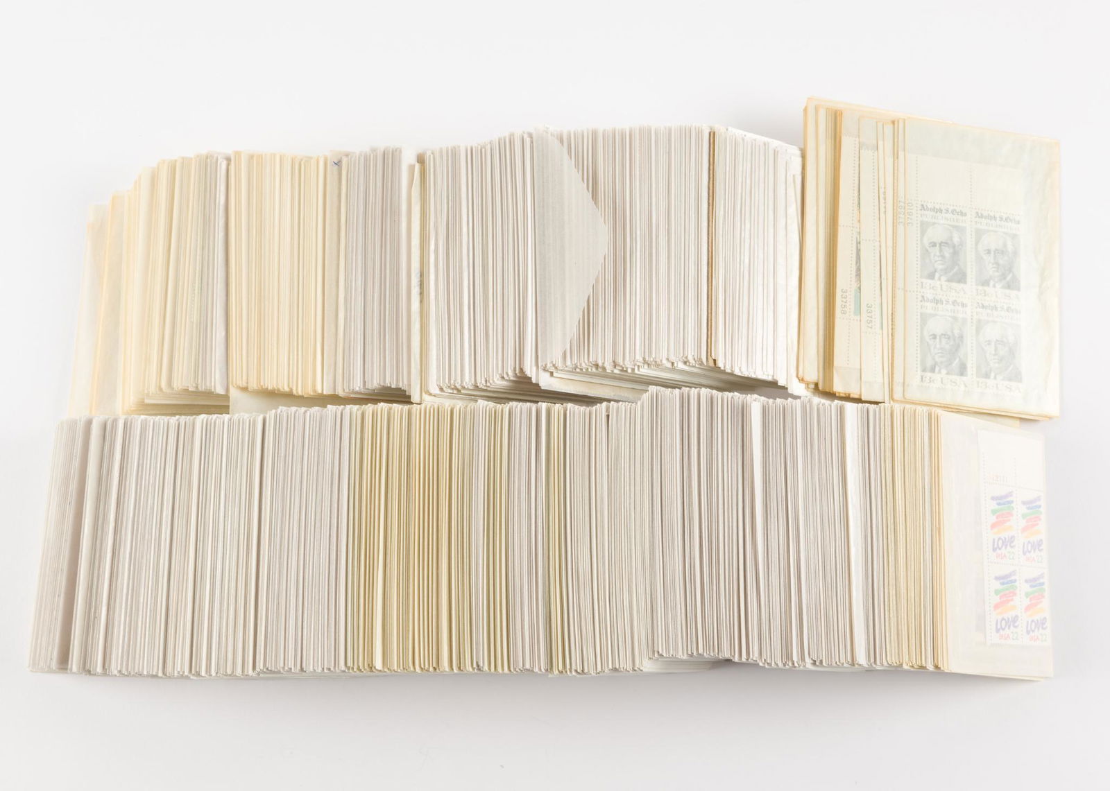 Approximately 1300 1930s-80s US Mint Block Plates and Individual Stamps (1 of 19)