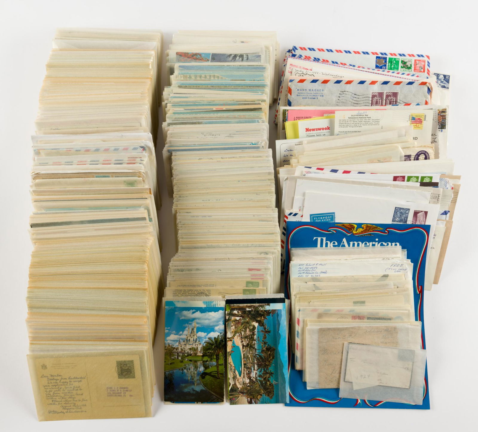 Large Group 20th Century Envelopes and Stamps incl Air Mail (1 of 16)