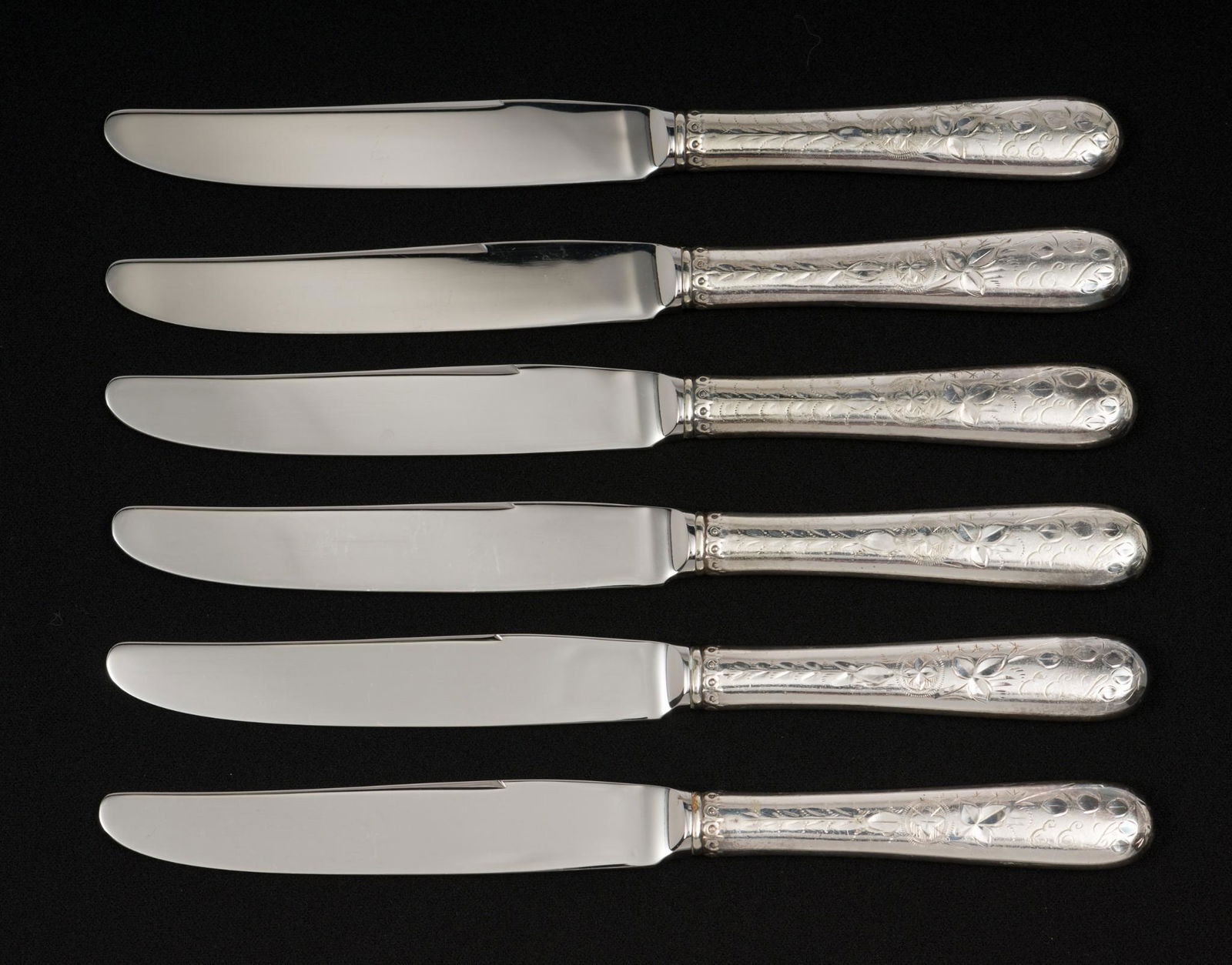 6 Towle Sterling Handled Monogrammed Knives (1 of 3)