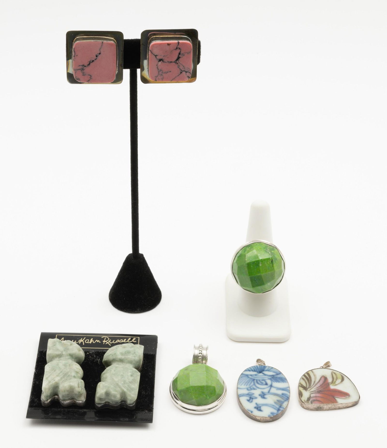 6 Pcs Sterling Jewelry Incl Amy Kahn (1 of 19)