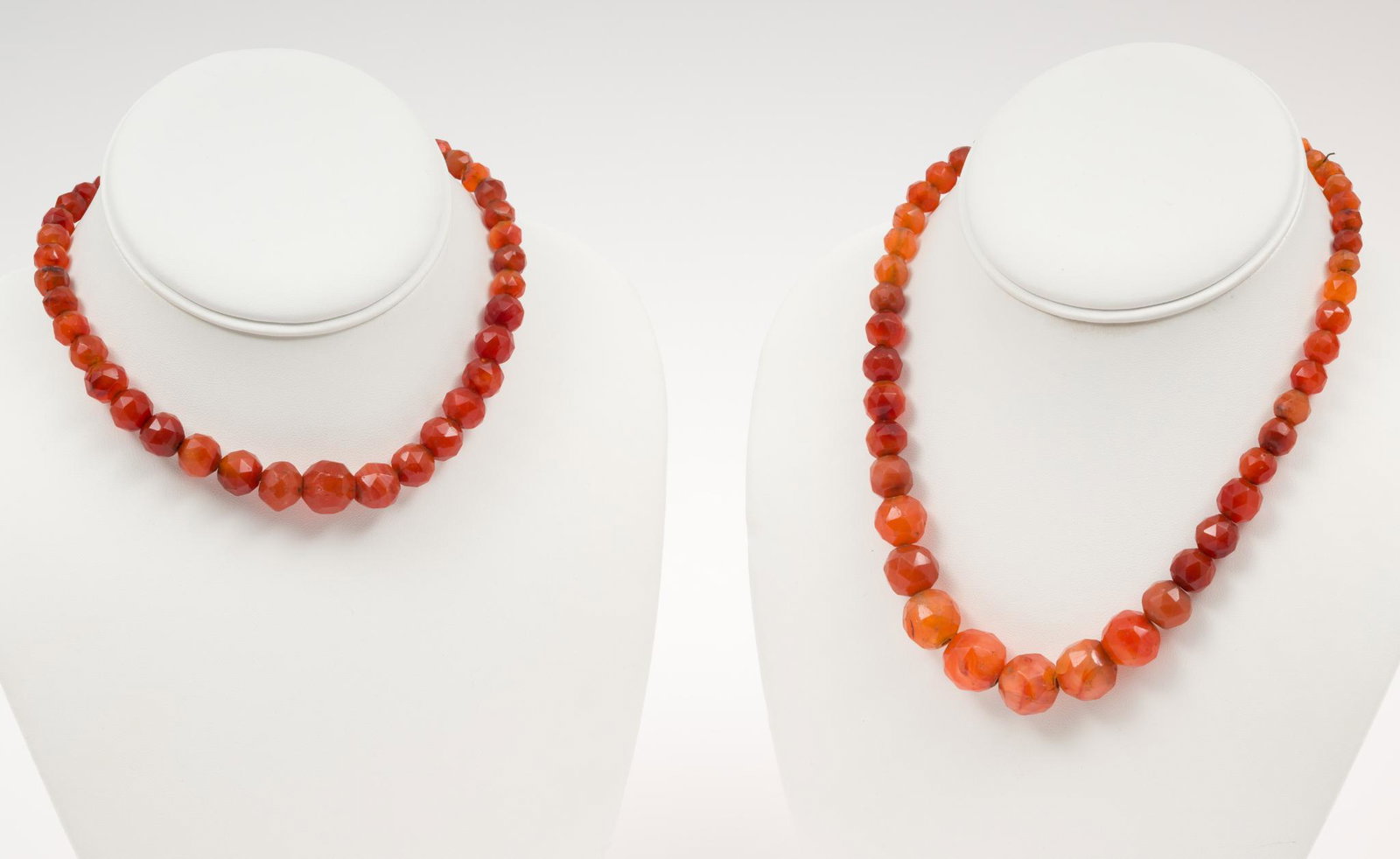 2 Vintage Agate Bead Necklaces (1 of 5)