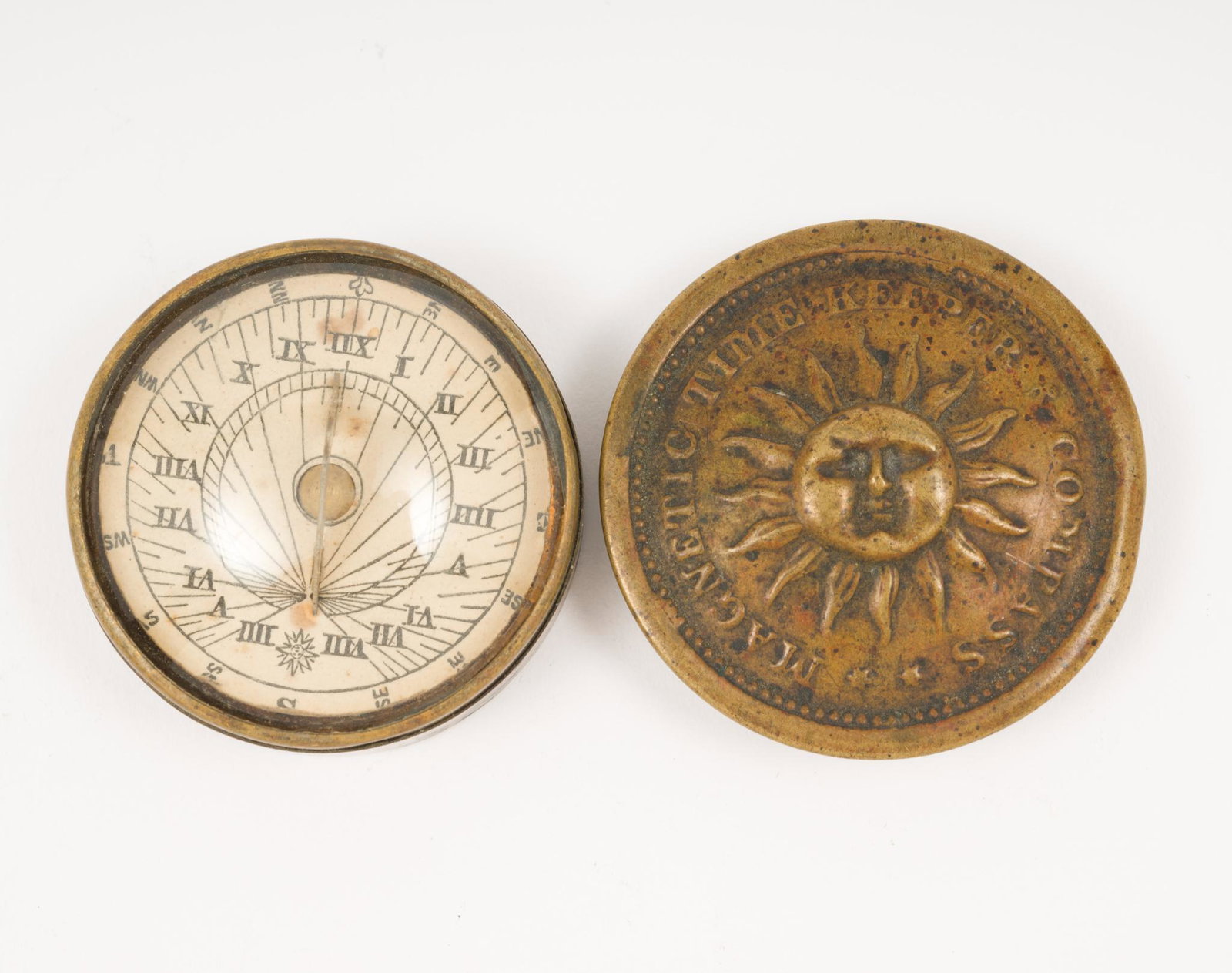 D.L. Smith Brass Sundial Compass (1 of 3)