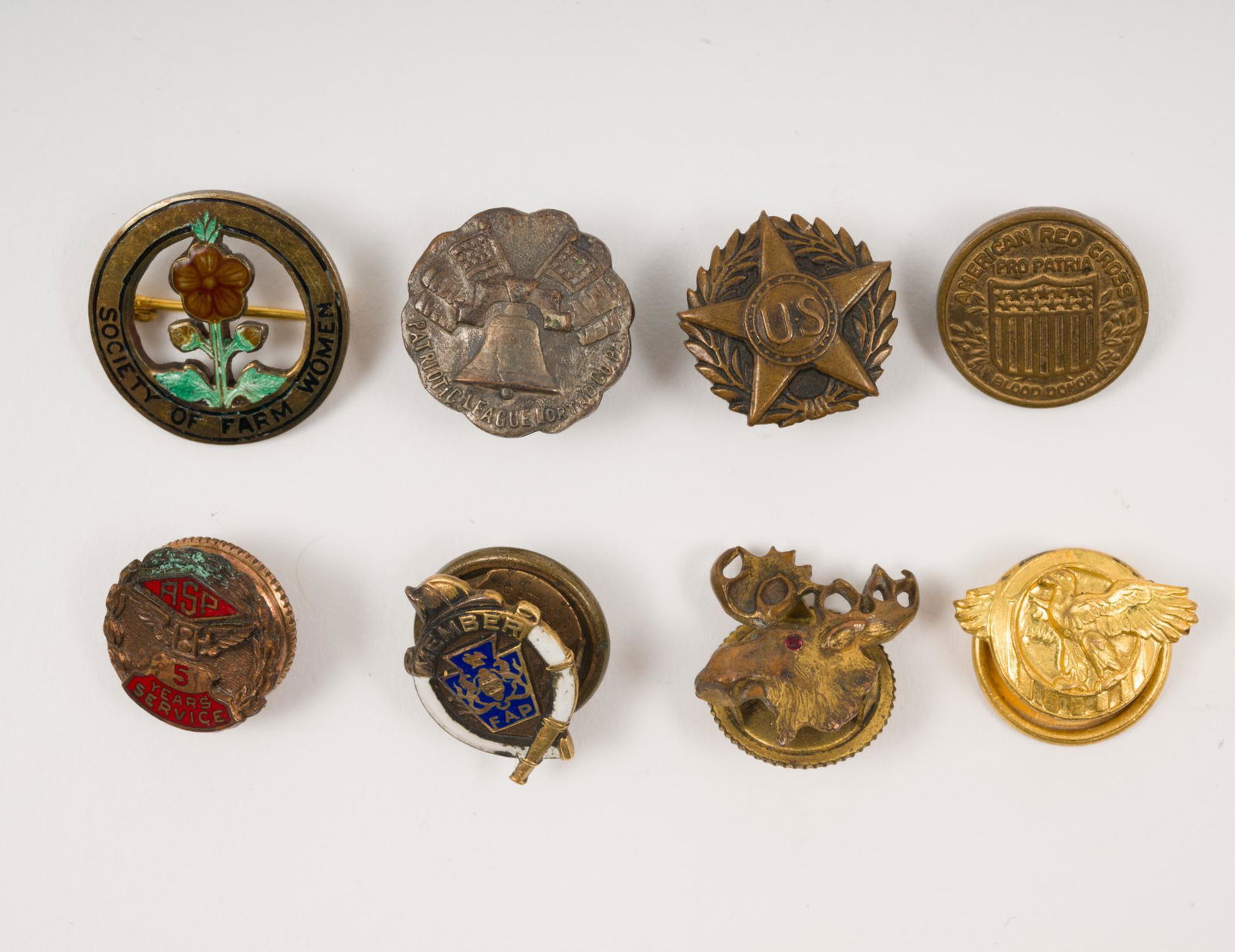 8 Lapel Pins Incl. Fraternal (1 of 2)