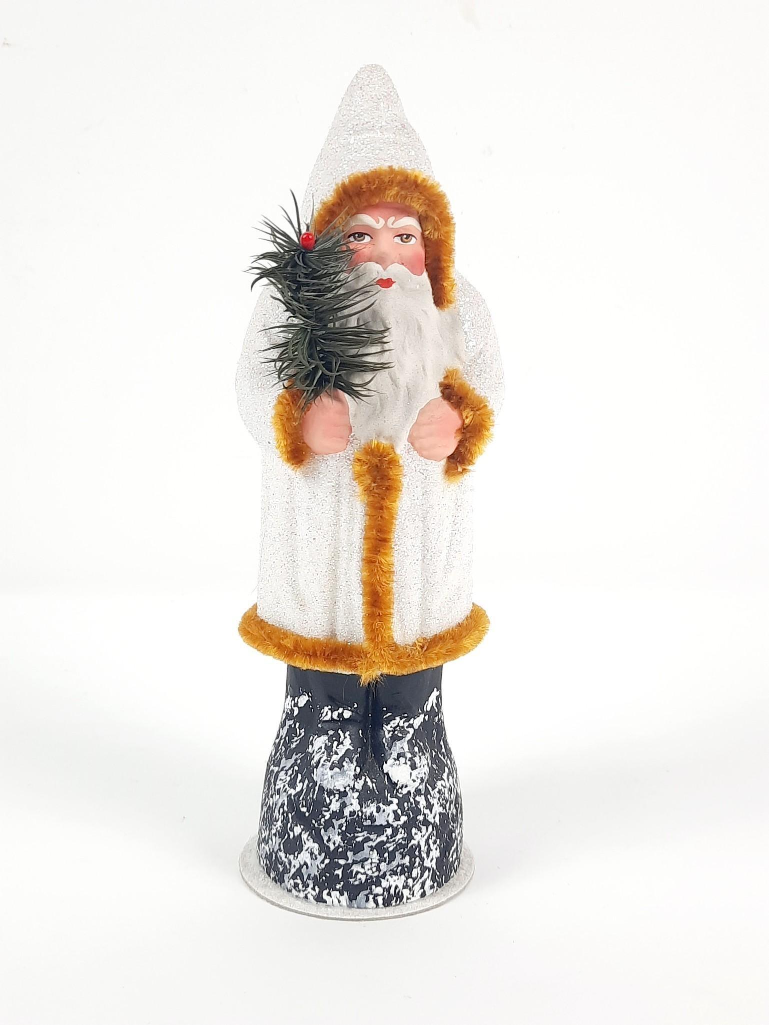 7-3/4" Signed Ino Schaller Papier Mache Belsnickel Figurine (1 of 3)