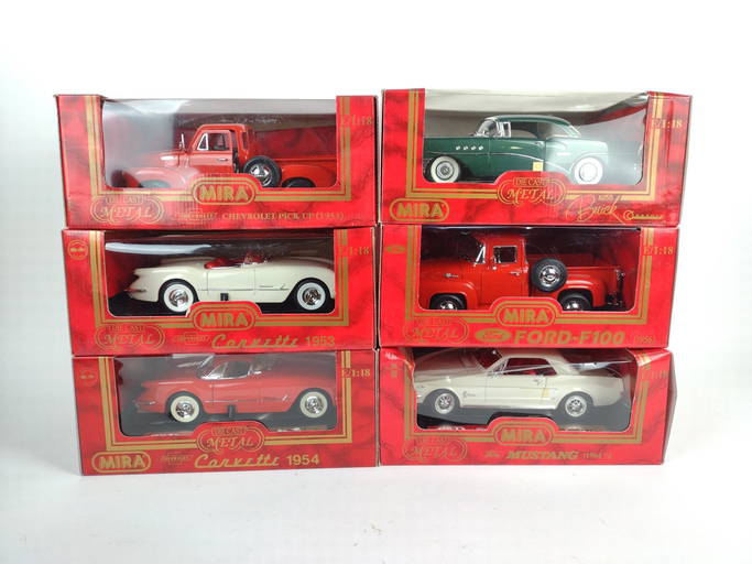 6 Mira Die Cast Cars incl Corvettes (0056) on Feb 04, 2023 Cordier