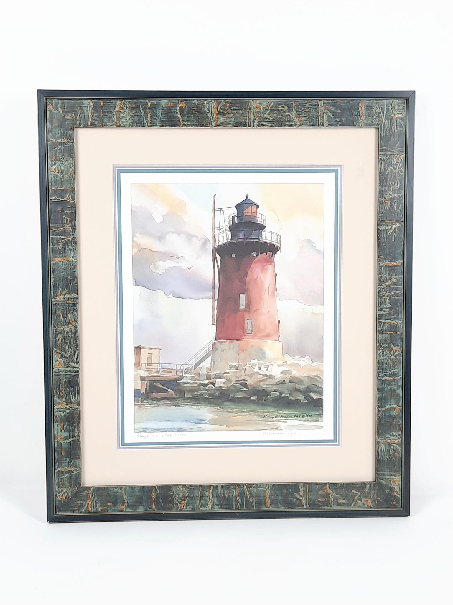 Henry C. Meier "Breakwater Light" Print (1 of 3)