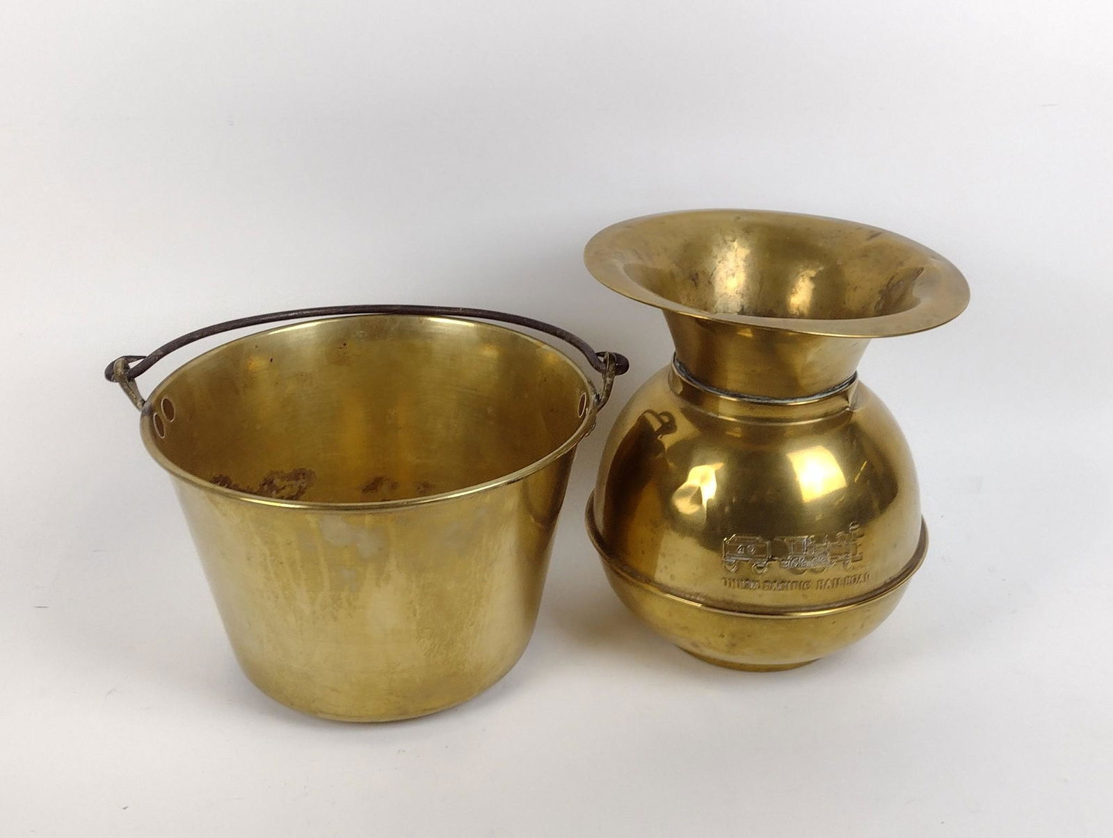 Brass Bucket & Spittoon (1 of 5)