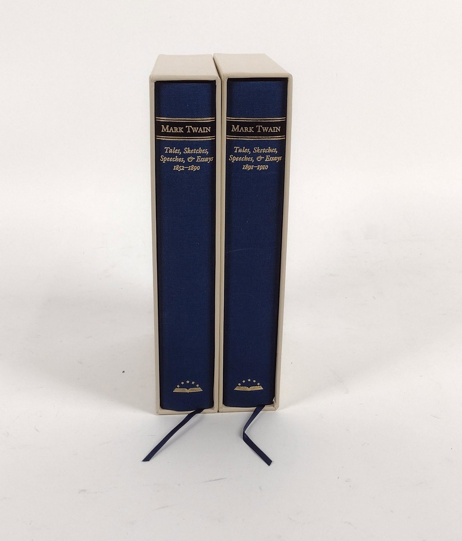 2 Mark Twain: Tales, Sketches, Speeches, & Essays Books (1 of 6)