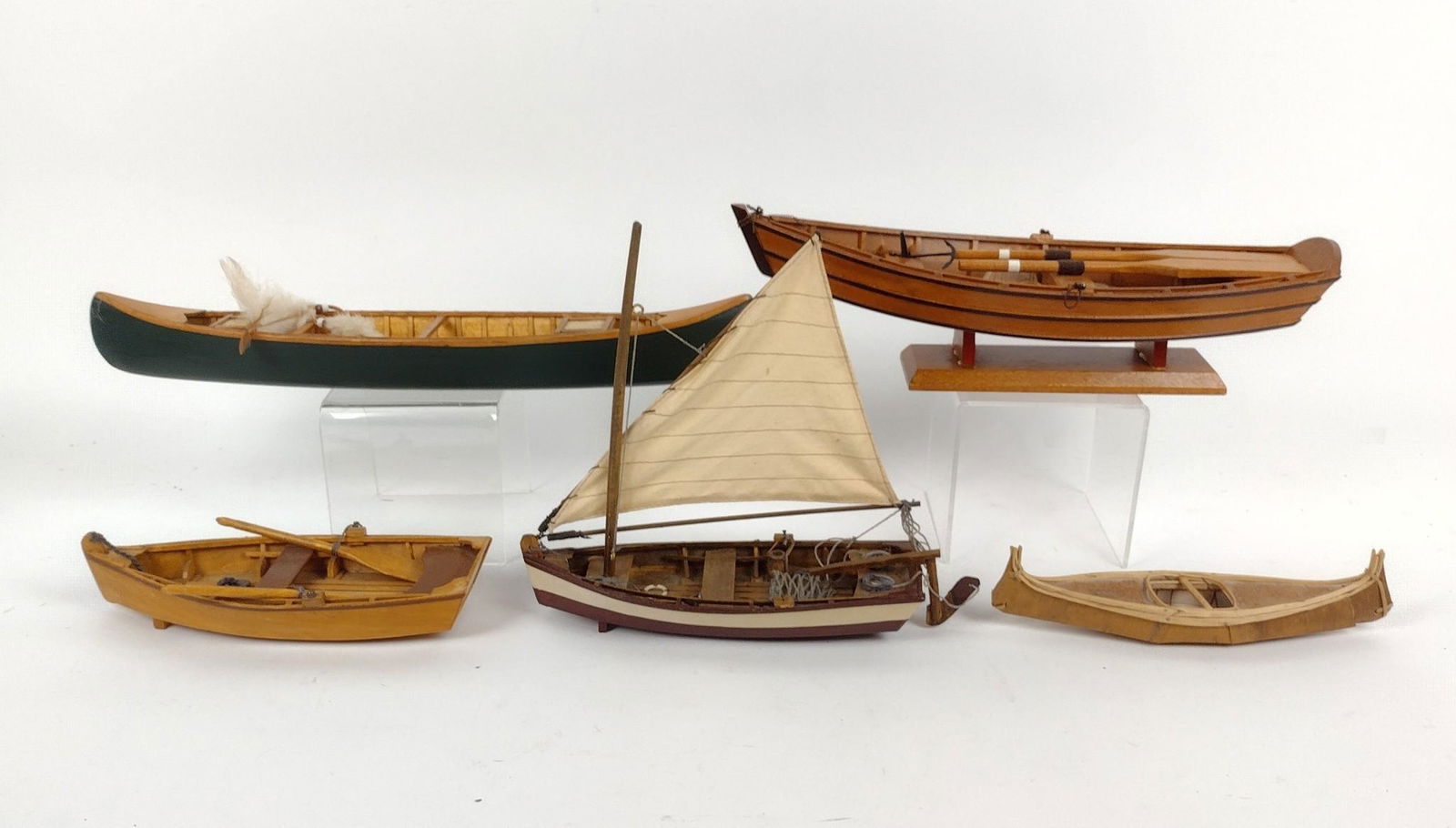 5 Scratch Built Model Boats (1 of 11)
