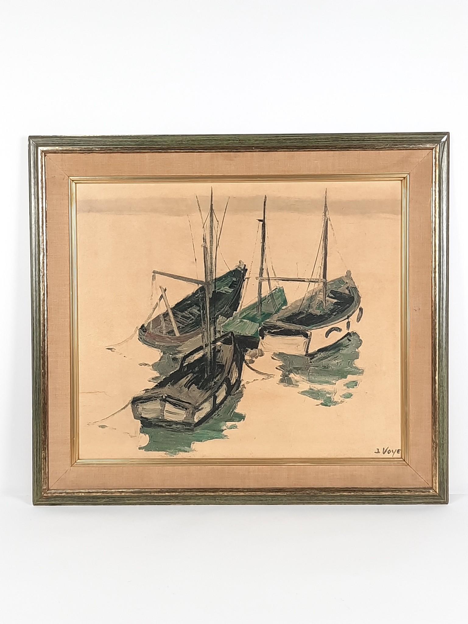 Jacques Voyet "Boats" Print (1 of 2)