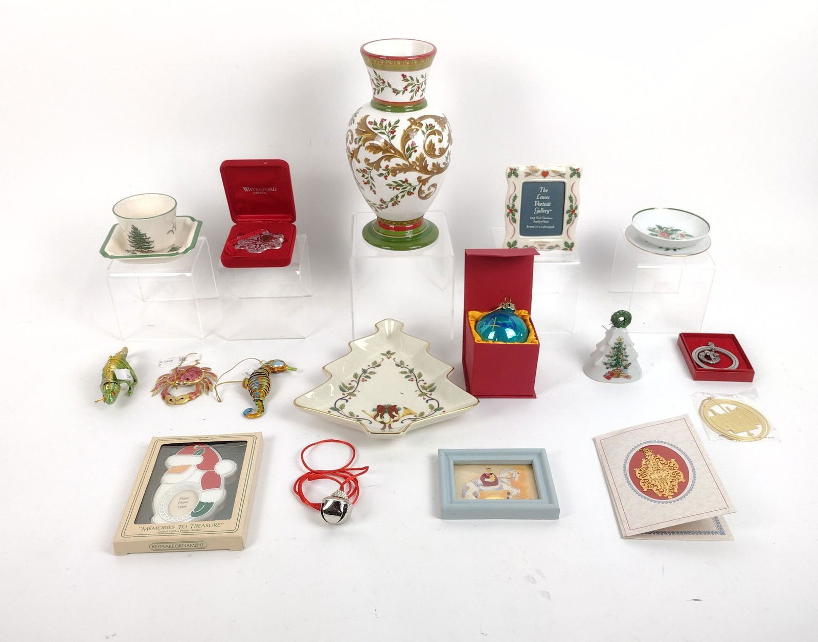 19 Pcs Christmas Decorations incl Lenox (1 of 20)