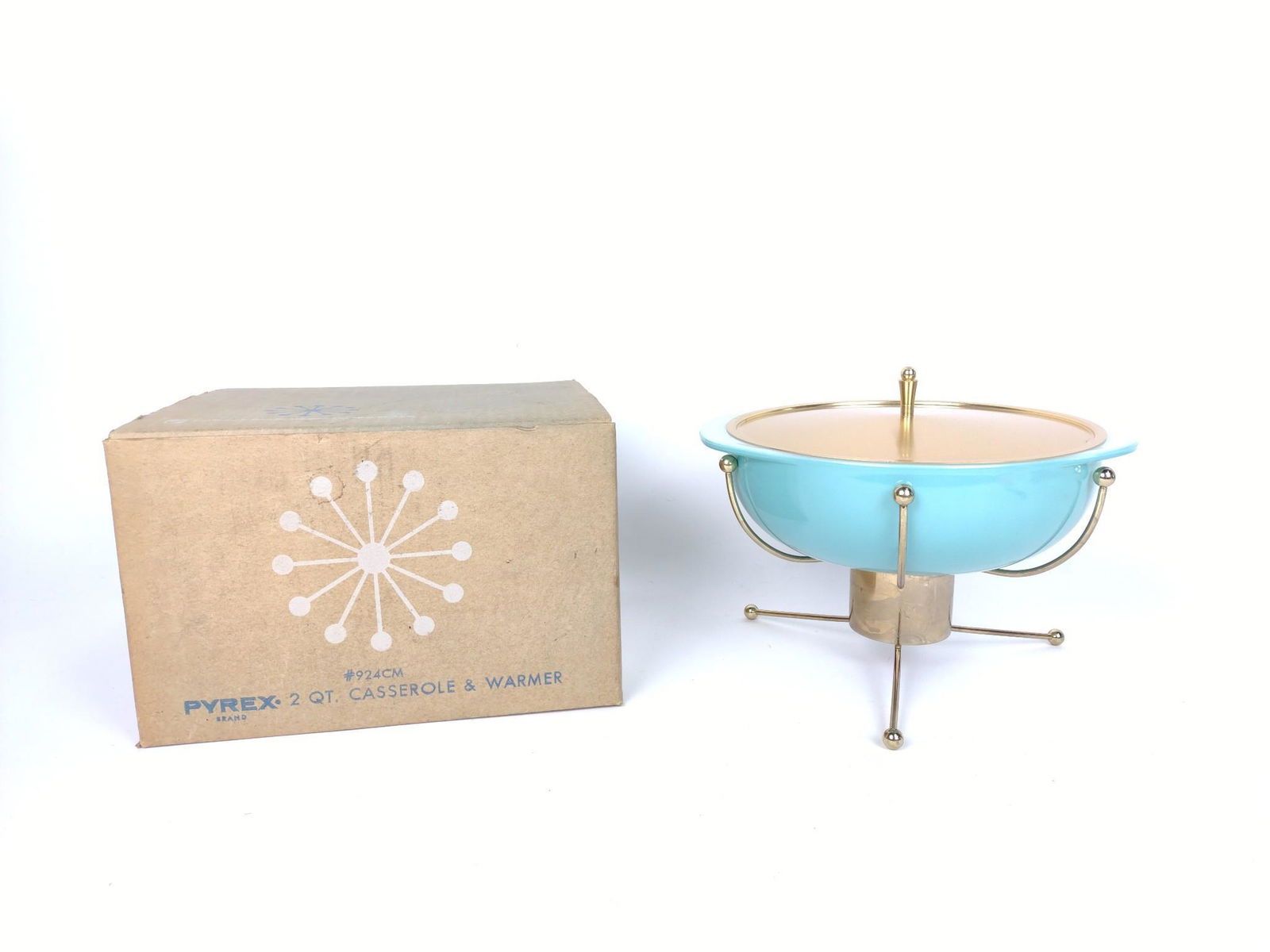 Pyrex 2QT Casserole & Warmer (1 of 3)