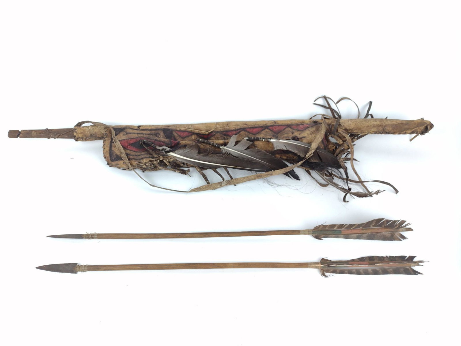 Parfleche & Feather Bow Case With Box And Arrows (1 of 7)