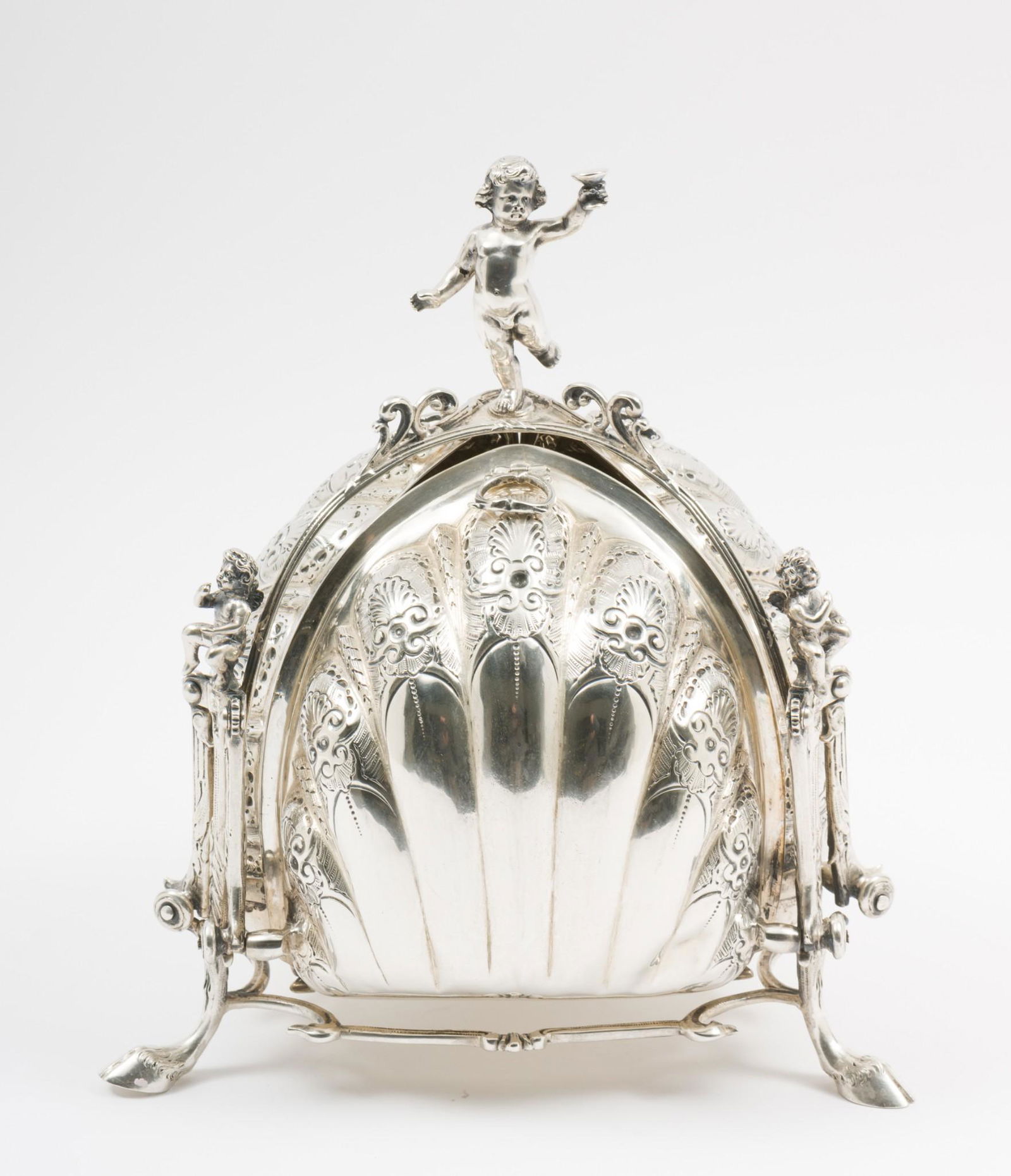 19th Century Sheffield Silverplate Biscuit Warmer (1 of 8)