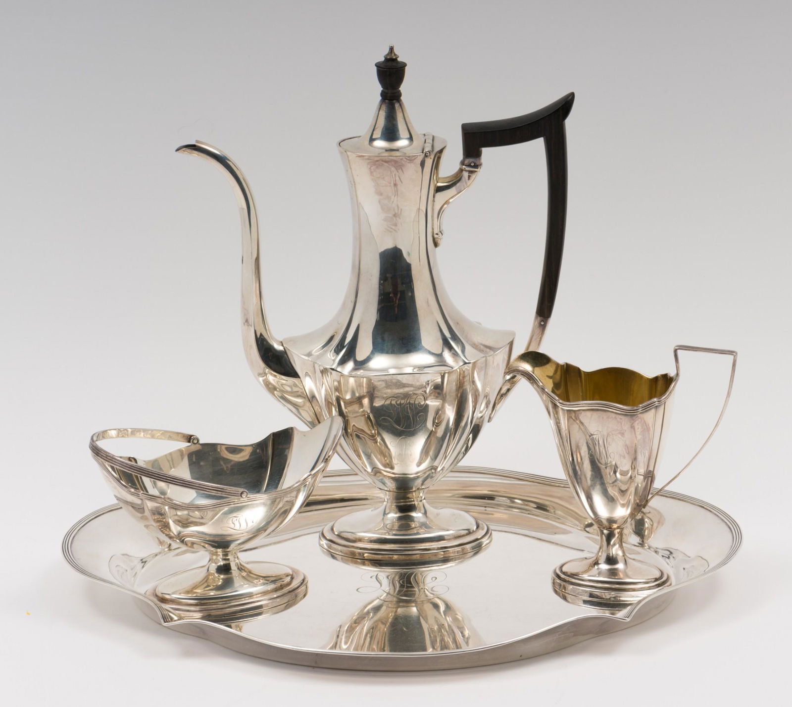 4 Pc Gorham Sterling Coffee Set (1 of 20)
