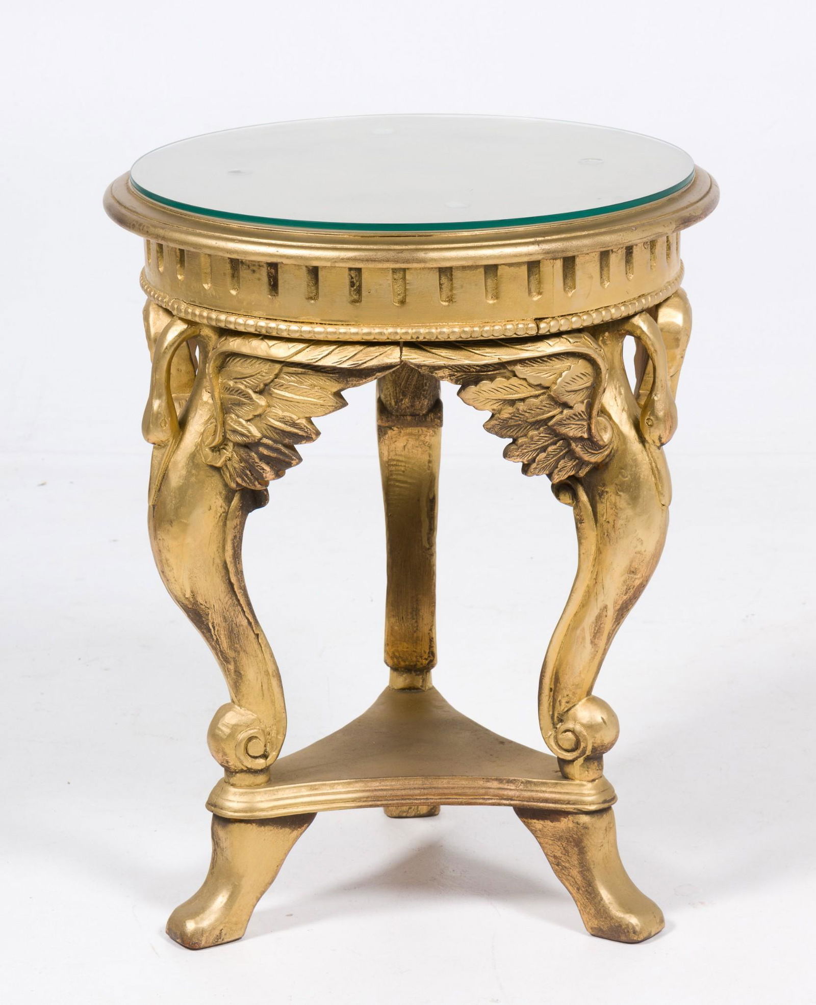 Gilded Table with Swans (1 of 4)