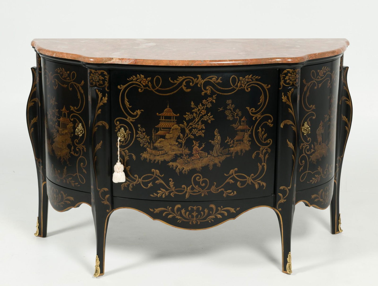 Drexel Heritage Marble Top Chinoiserie Commode (1 of 11)