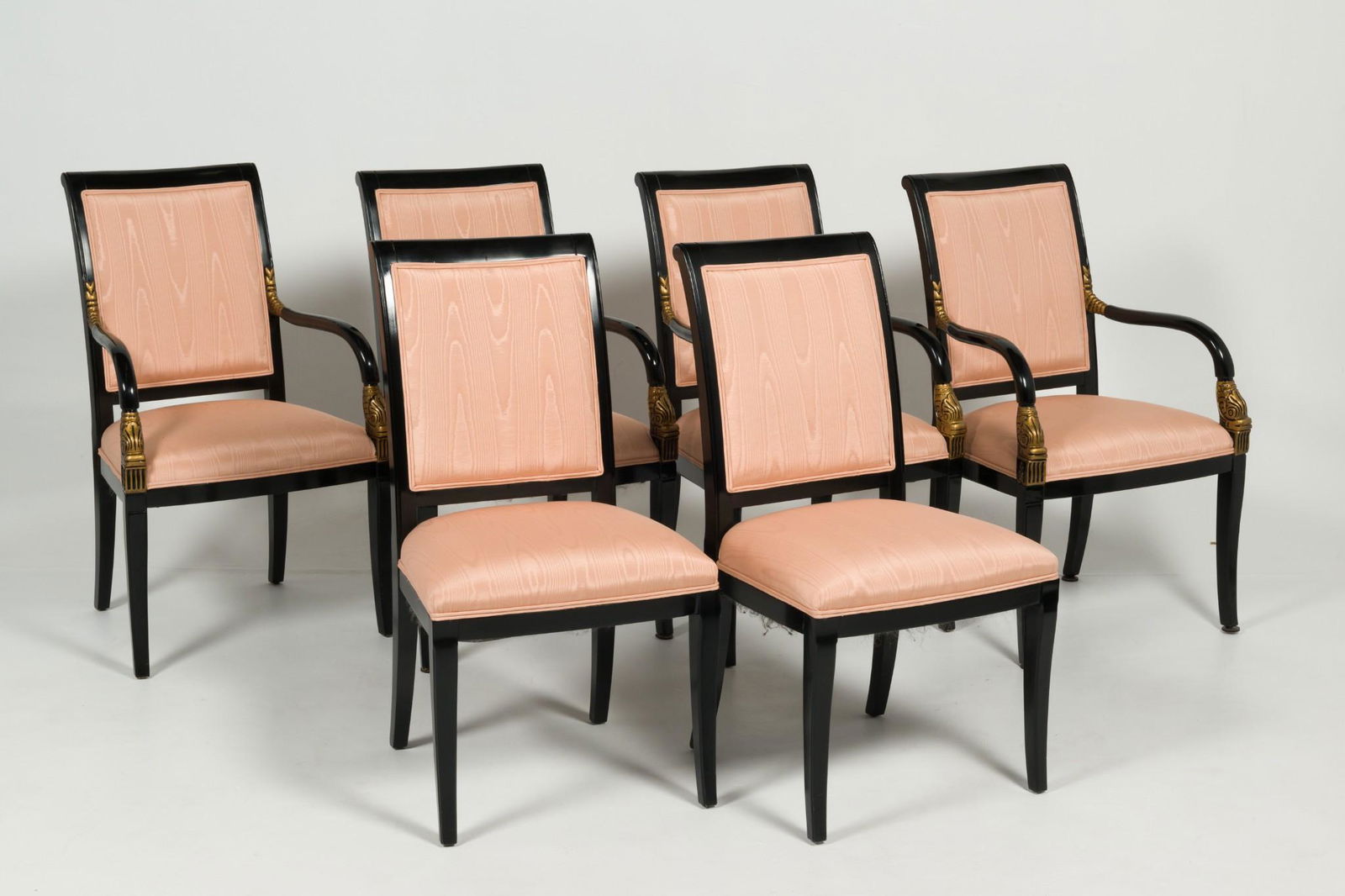 6 Drexel Heritage Neoclassical Chairs with Carved Dolphins (1 of 10)