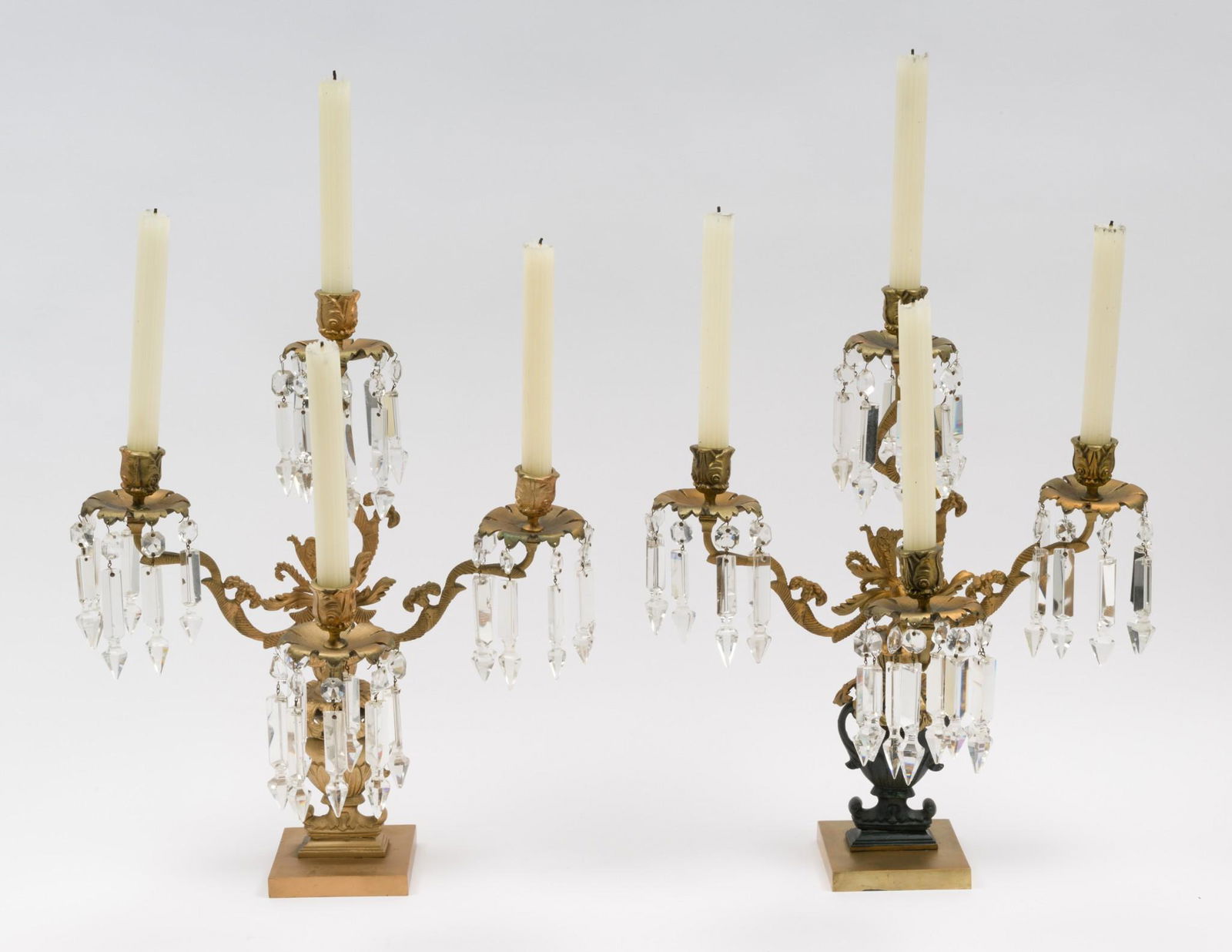 Pair of Brass Girandoles (1 of 13)