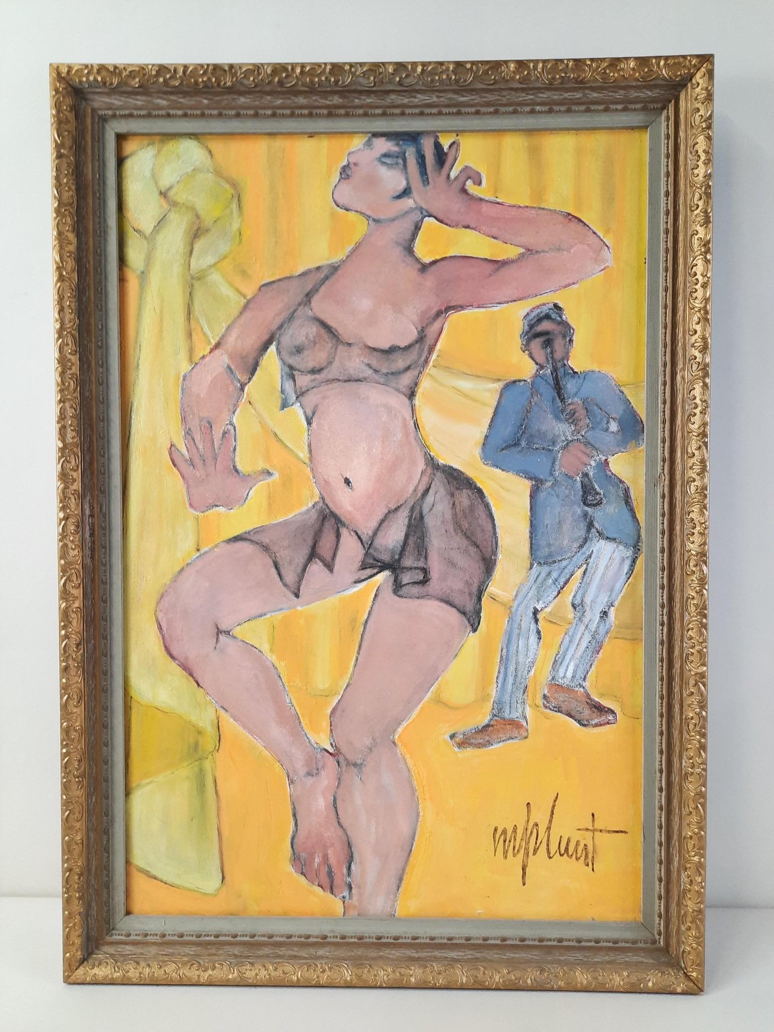 Martin Plaut "J'aideux Amours (Josephine) Painting (1 of 3)