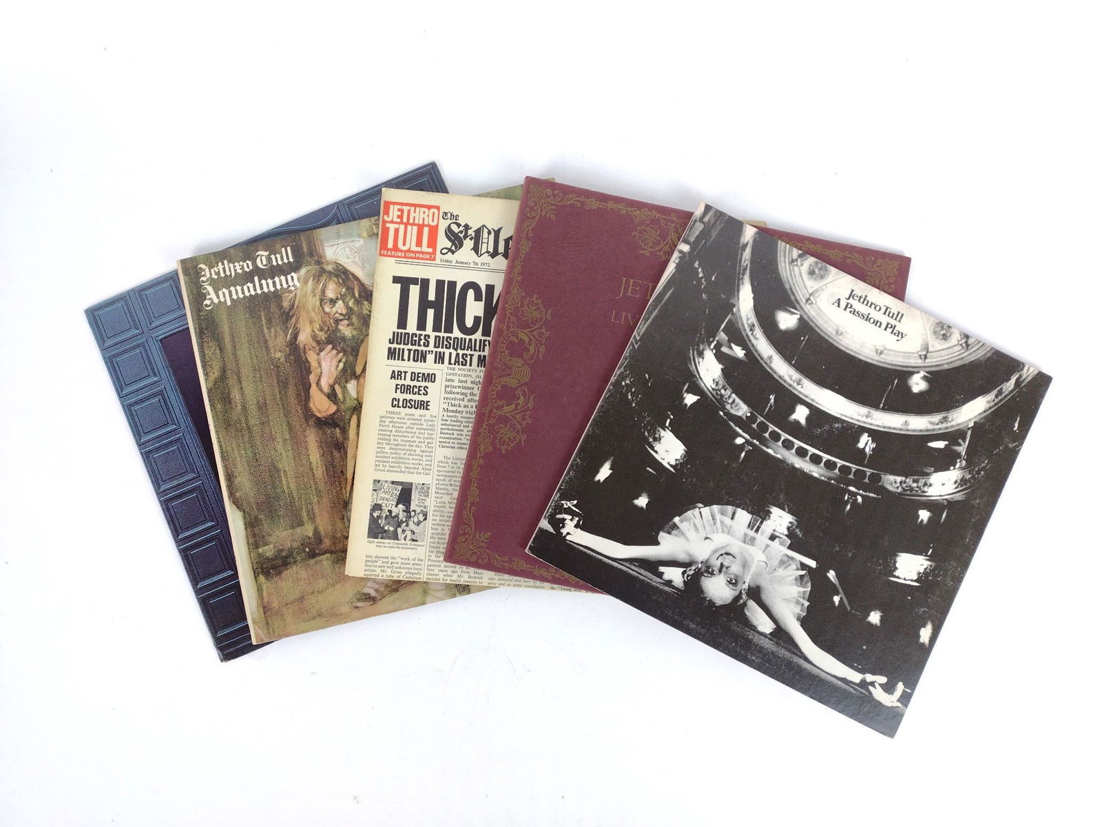 5 Albums incl Jethro Tull Aqualung (1 of 2)