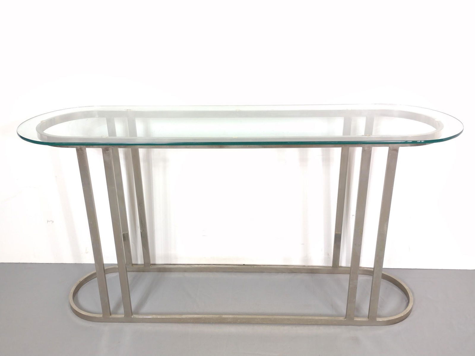 Glass Top Metal Sofa Table (1 of 7)