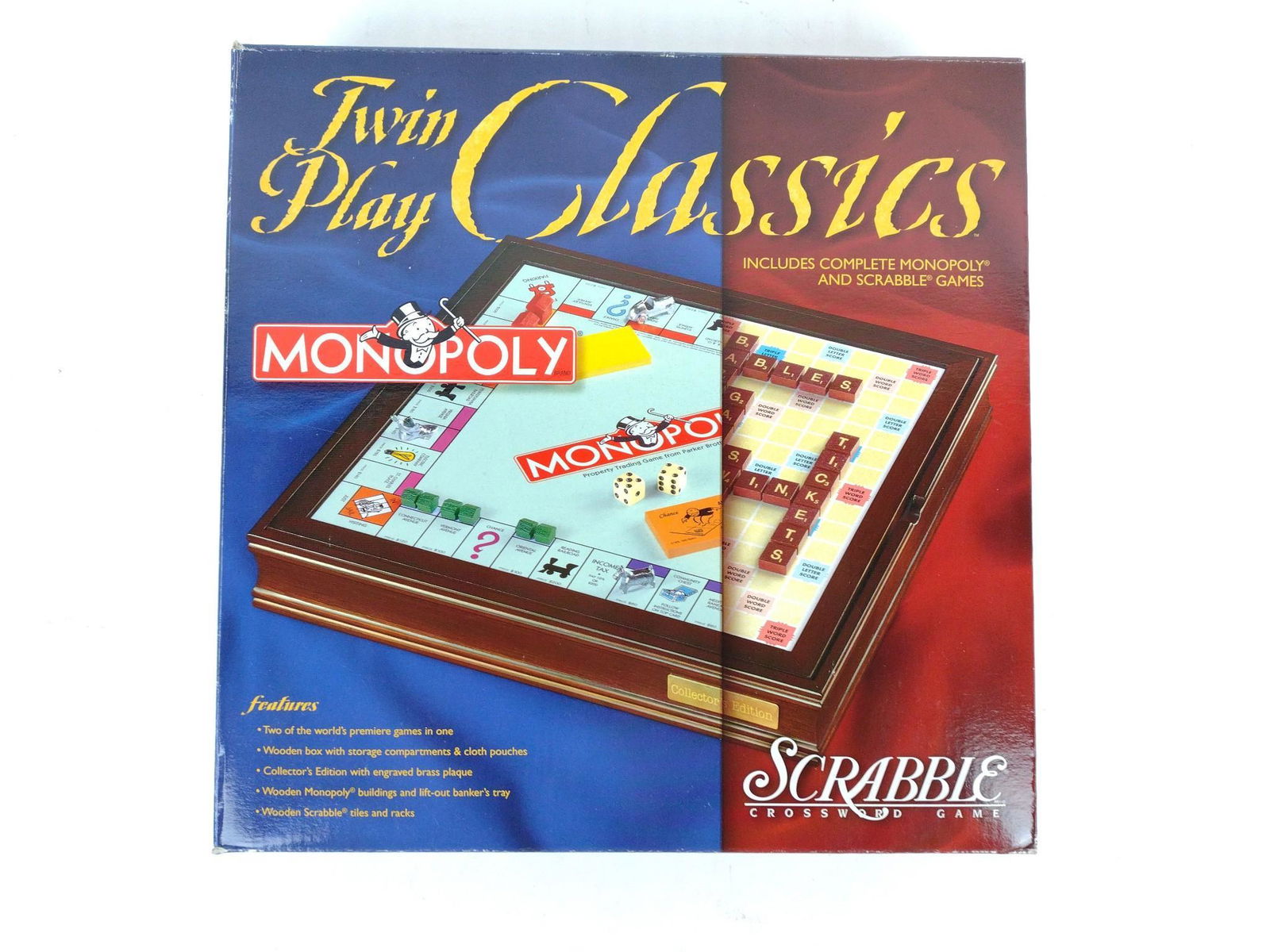 2 Family Games incl Bombay Wood Chess/Checker Set (1 of 4)