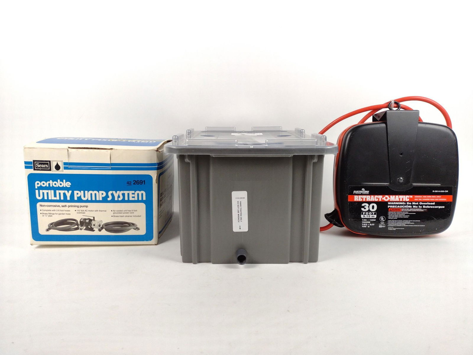 3 Home Improvement Items incl Portable Utility Pump (1 of 7)