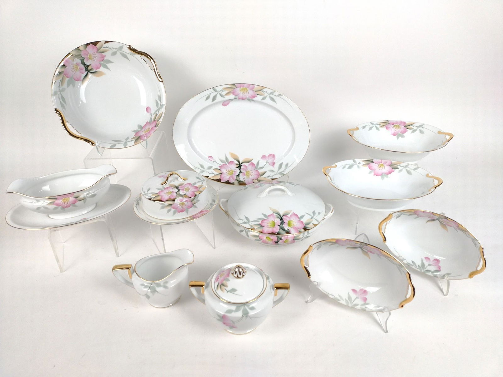11 Pcs Noritake Azalea incl Covered Vegetable (1 of 6)