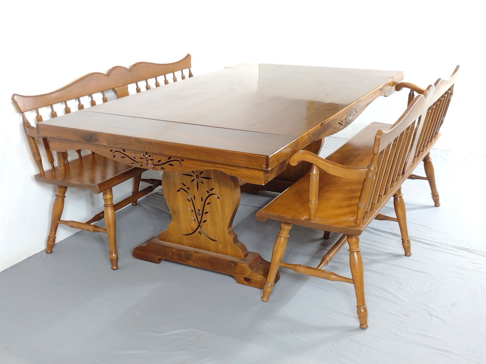 Dining Table With 2 Benches (1 of 10)