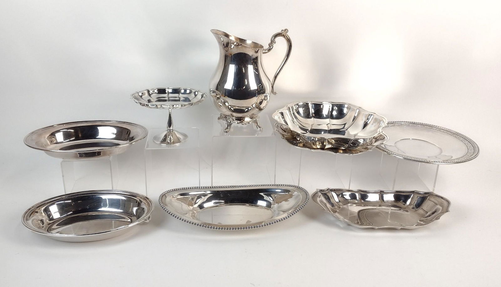 9 Pcs Vintage Silverplate (1 of 9)