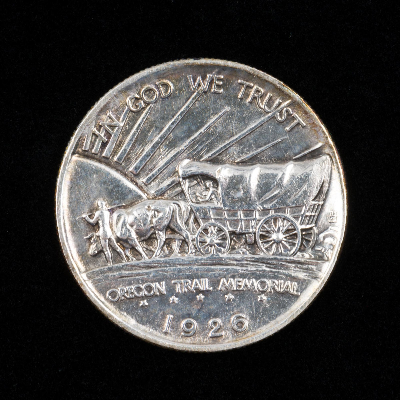 1926-S Oregon Trail Commemorative Half Dollar (1 of 2)
