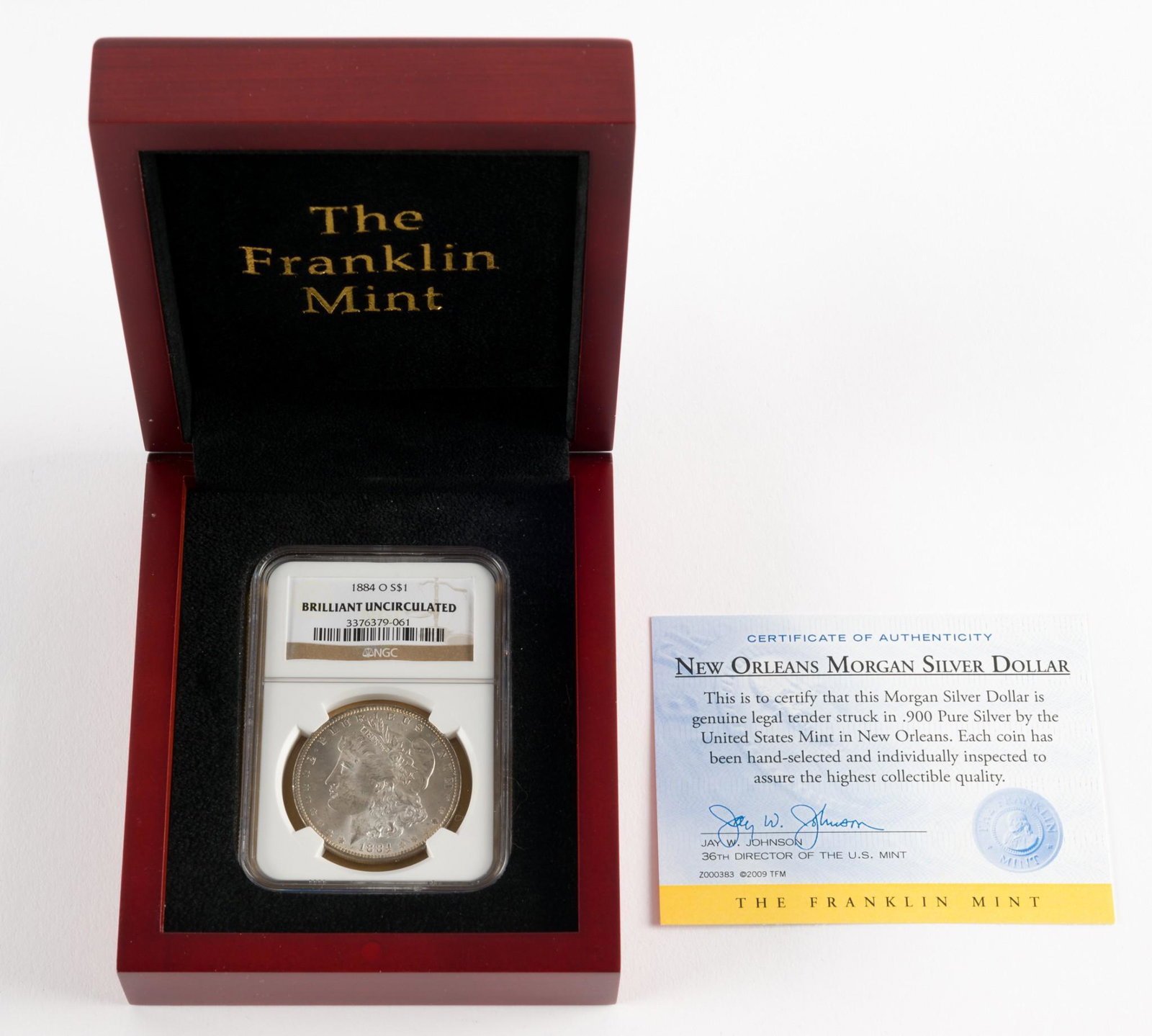 1884-O Morgan Silver Dollar (1 of 2)