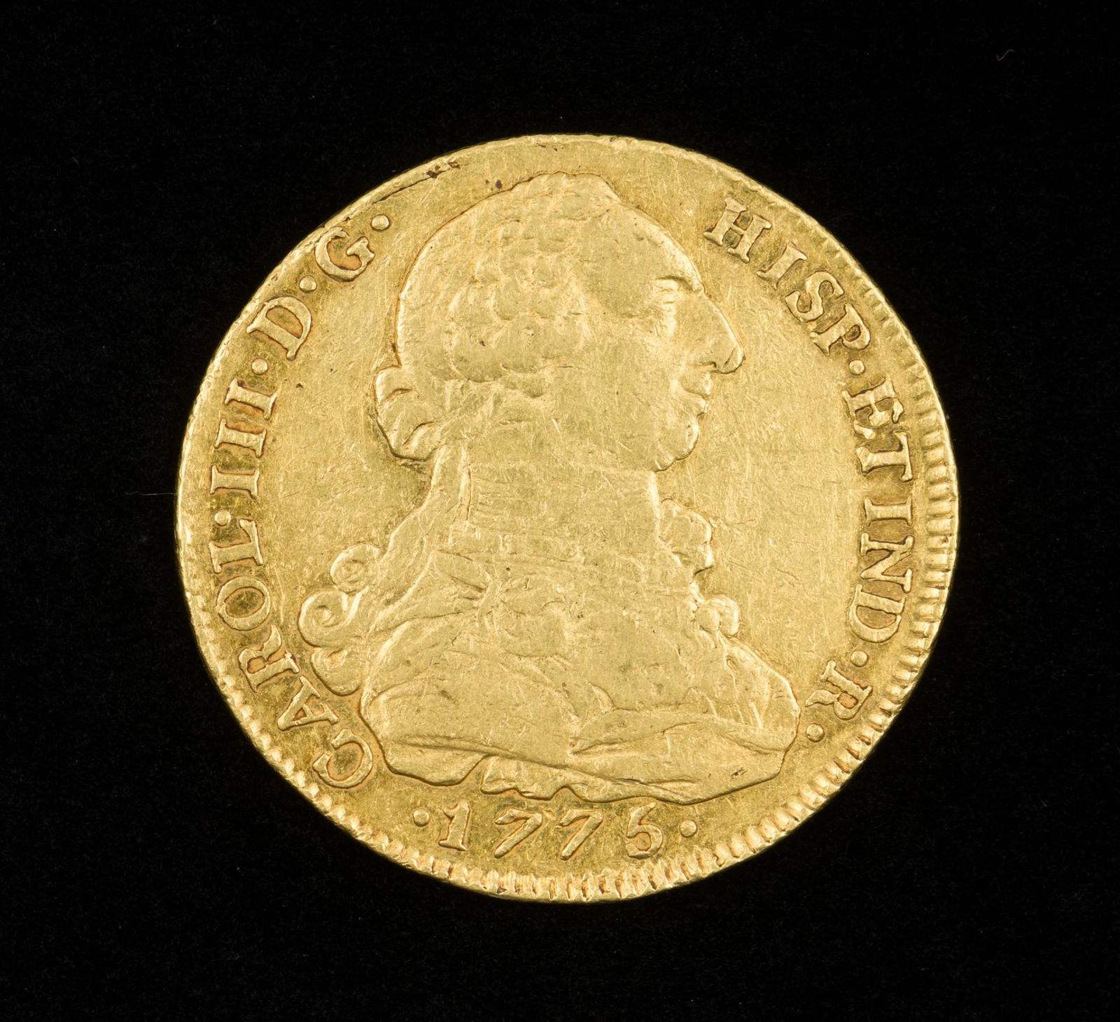 1775 Gold 8 Escudos Charles III (1 of 2)