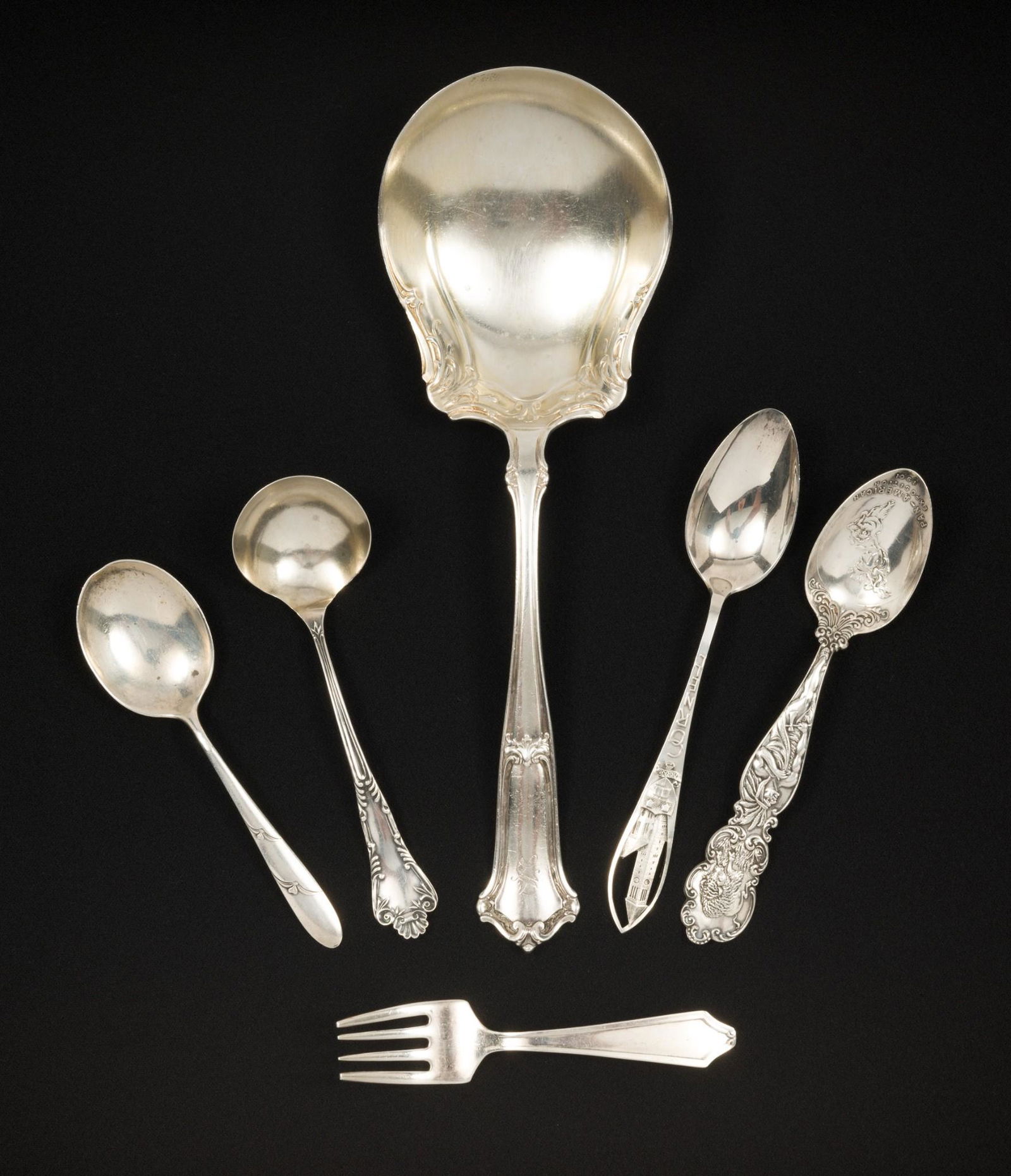 6 Pcs Sterling Flatware Incl. Souvenir (1 of 15)