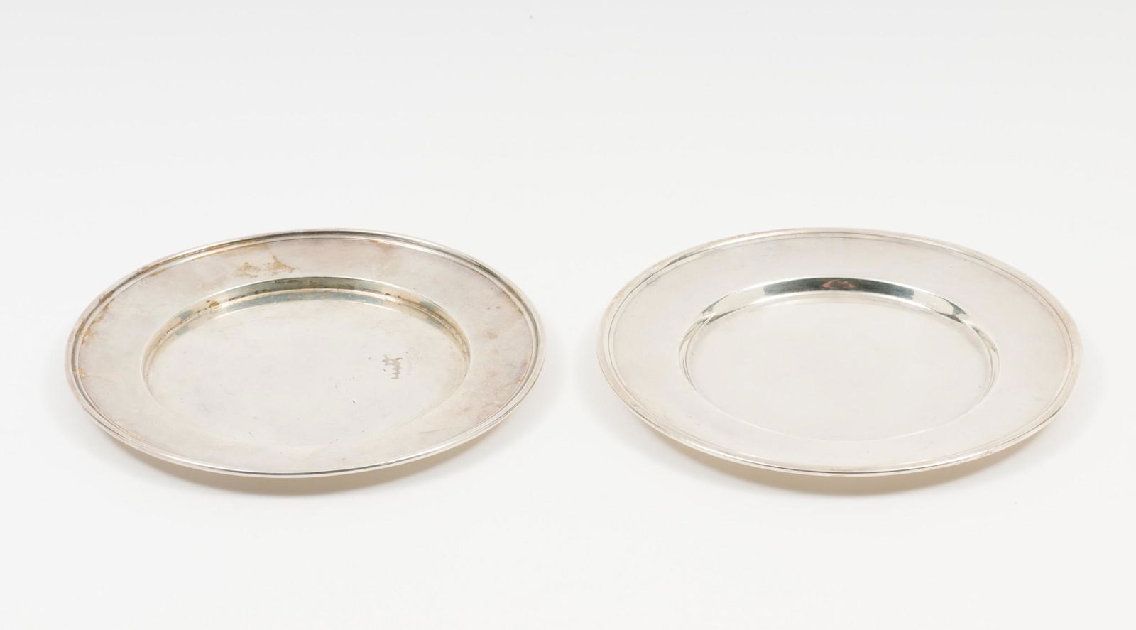 2 Sterling Bread Plates Incl M. Fred Hirsch Co. (1 of 5)