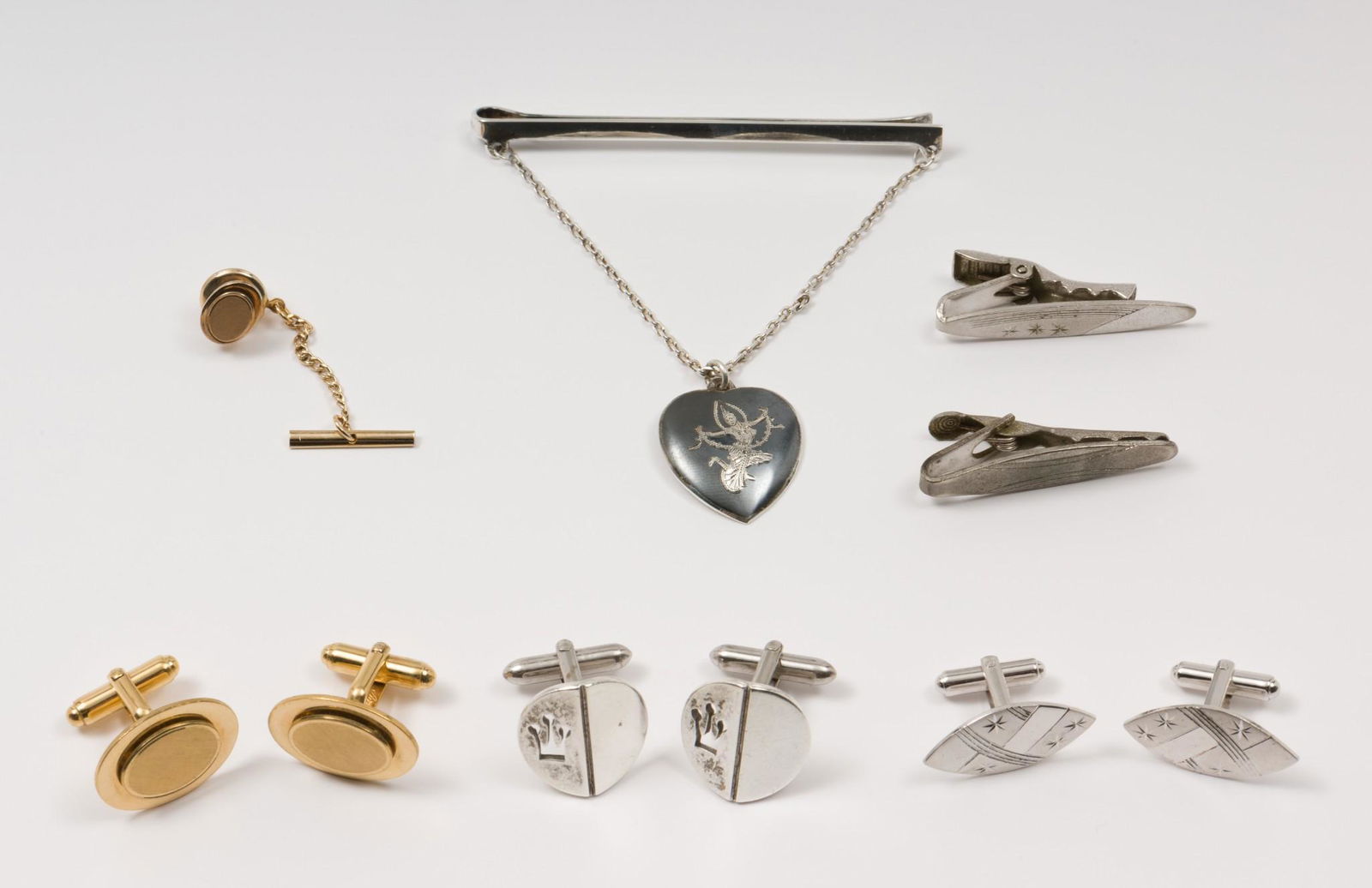 Sterling & Gold-Filled Cuff Links and Tie Clips (1 of 13)
