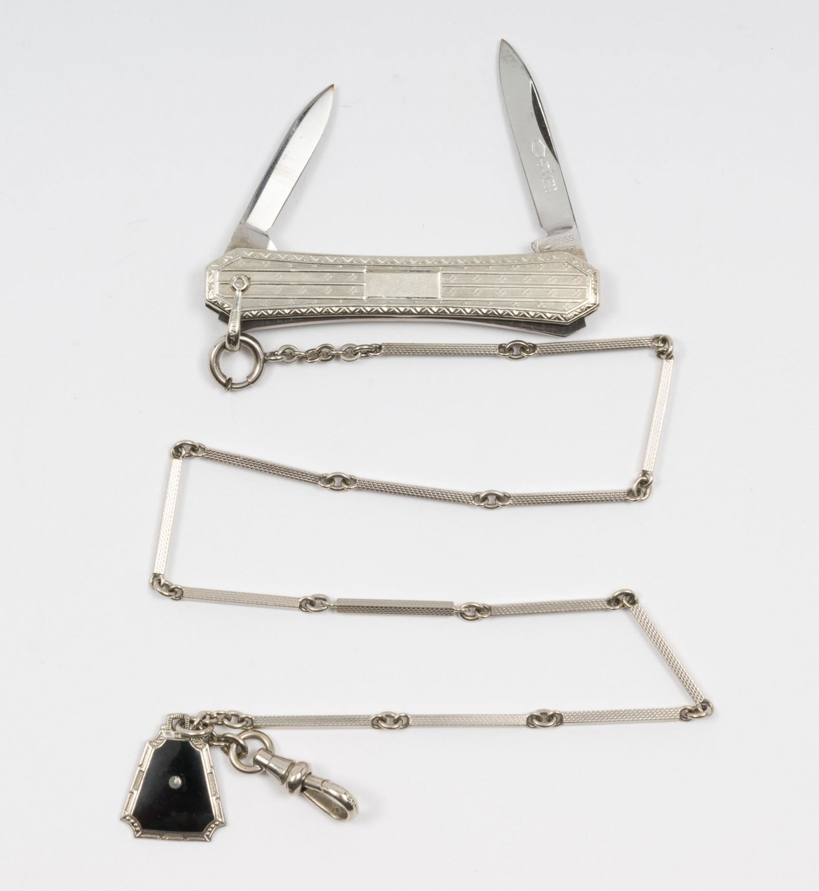 10K Pen Knife with Watch Chain (1 of 6)