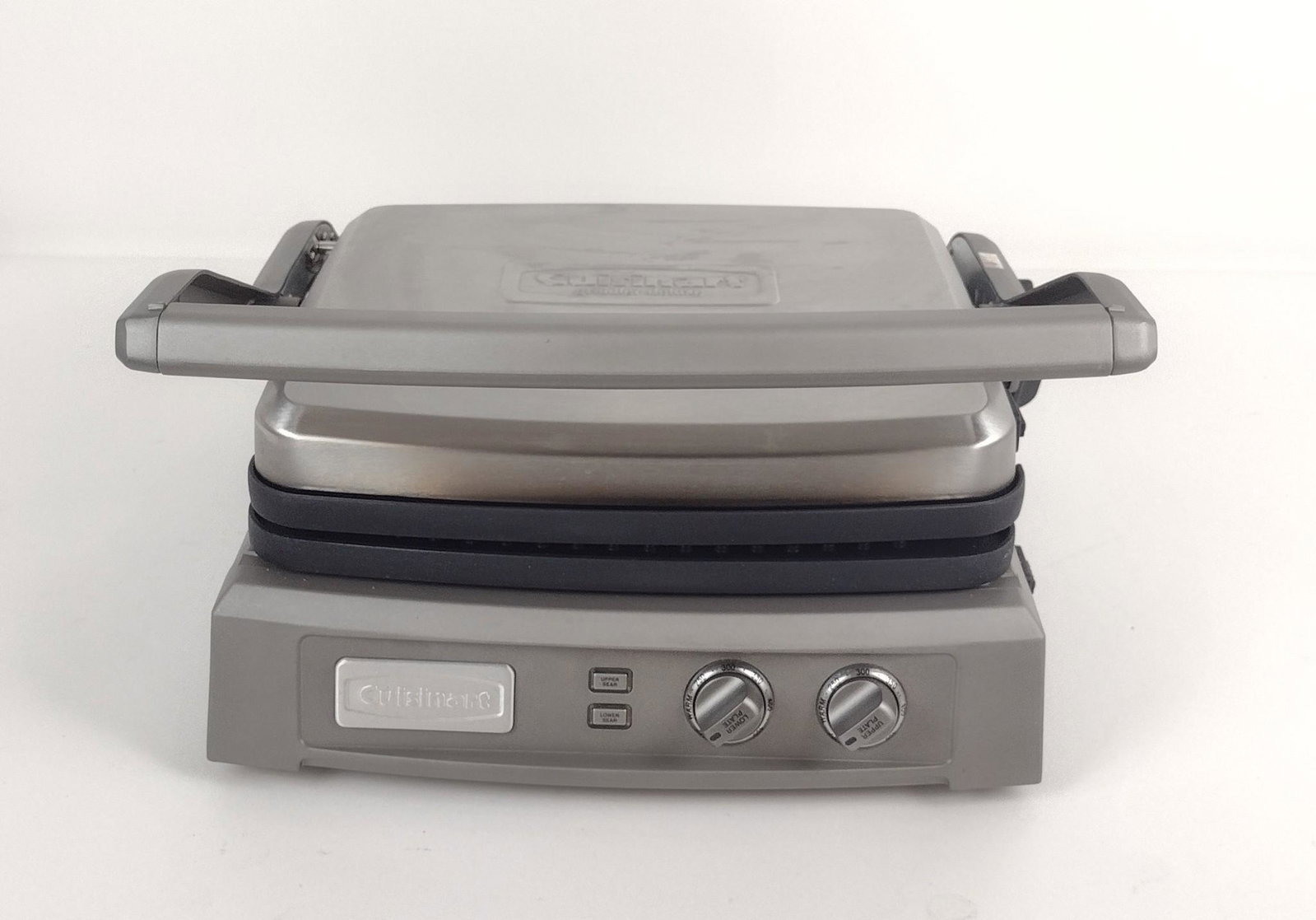 Cuisinart Griddler Deluxe: Model GR-150. Working. MEG IMPORTANT: Before bidding, please read the terms and conditions. When you registered for the auction you agreed to these terms and will be required to comply with them.