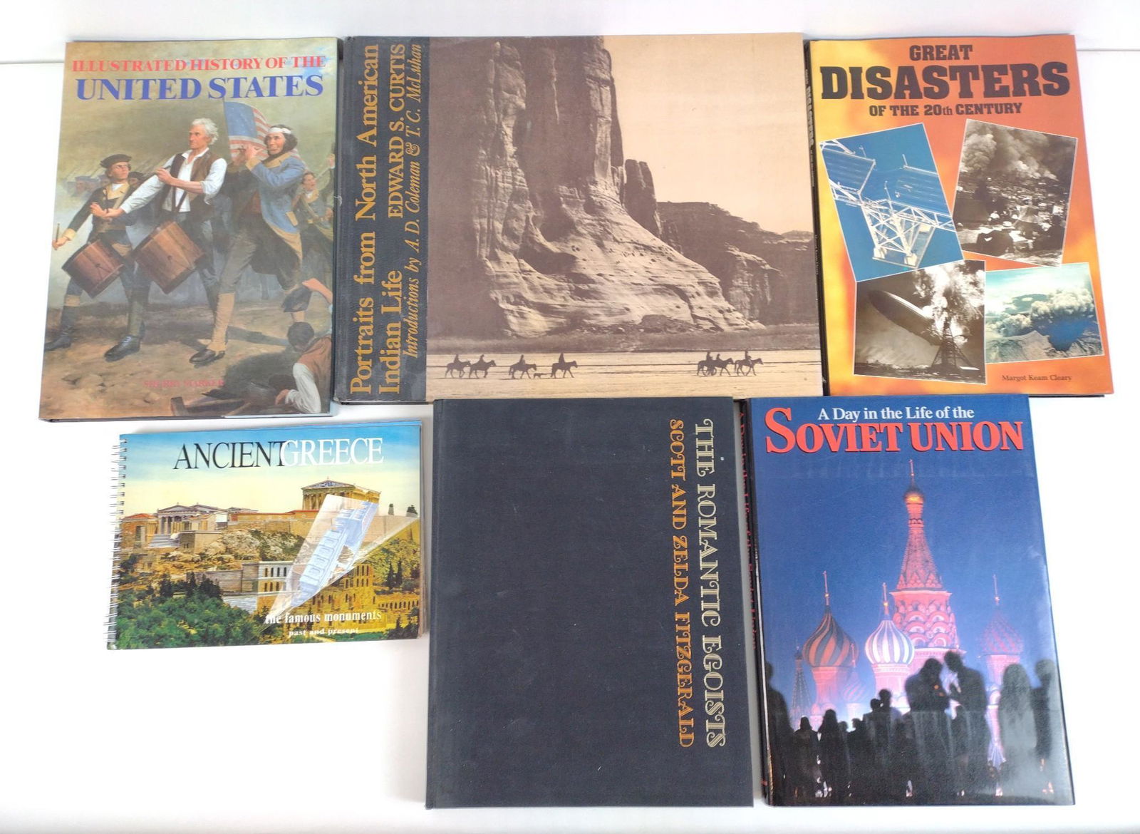 6 Coffee Table Books incl Edward S. Curtis (1 of 20)