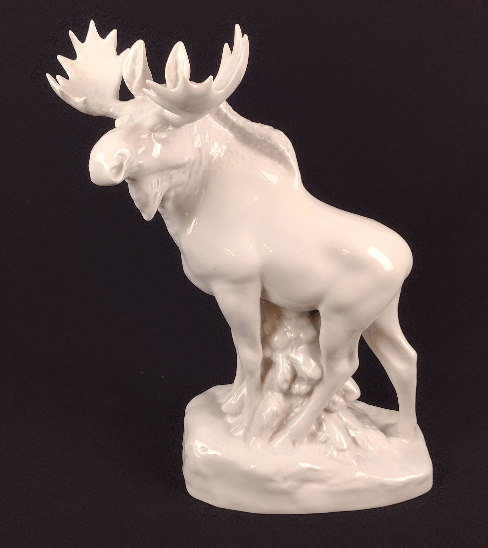 Russian Porcelain Moose Figure (1 of 4)