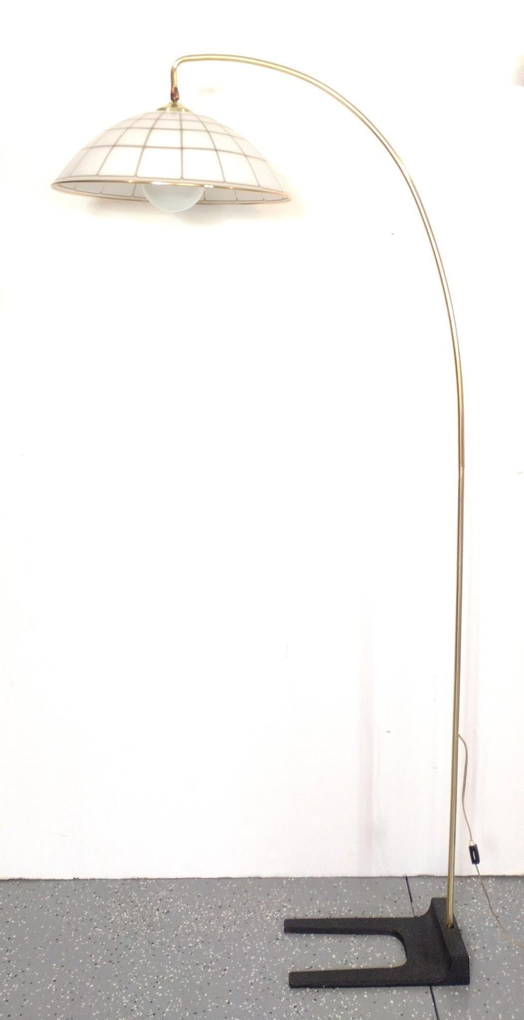Brass Arc Floor Lamp (1 of 4)